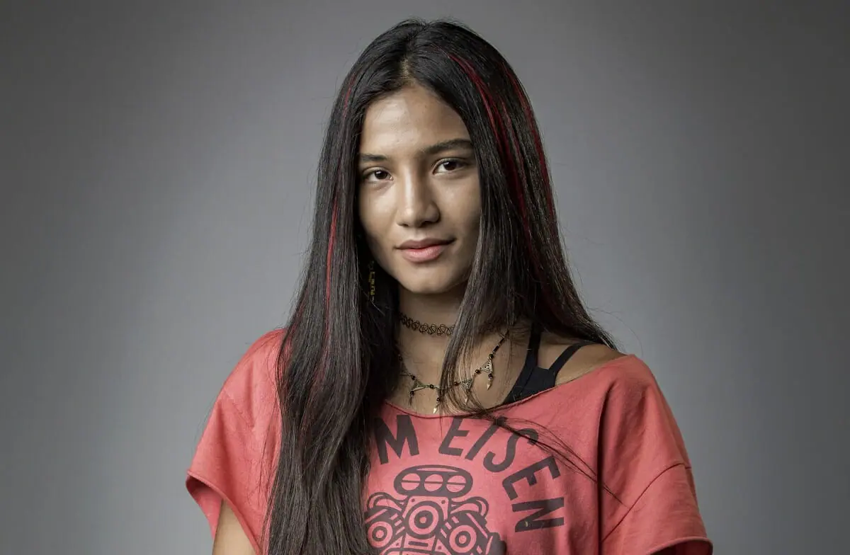 A atriz Dandara Queiroz