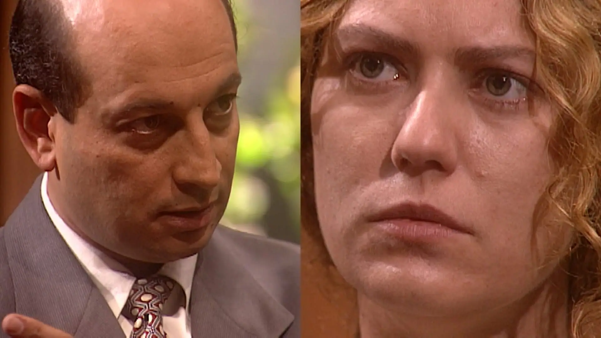Valdir (Tadeu di Pietro) e Luana (Patrícia Pillar) de O Rei do Gado
