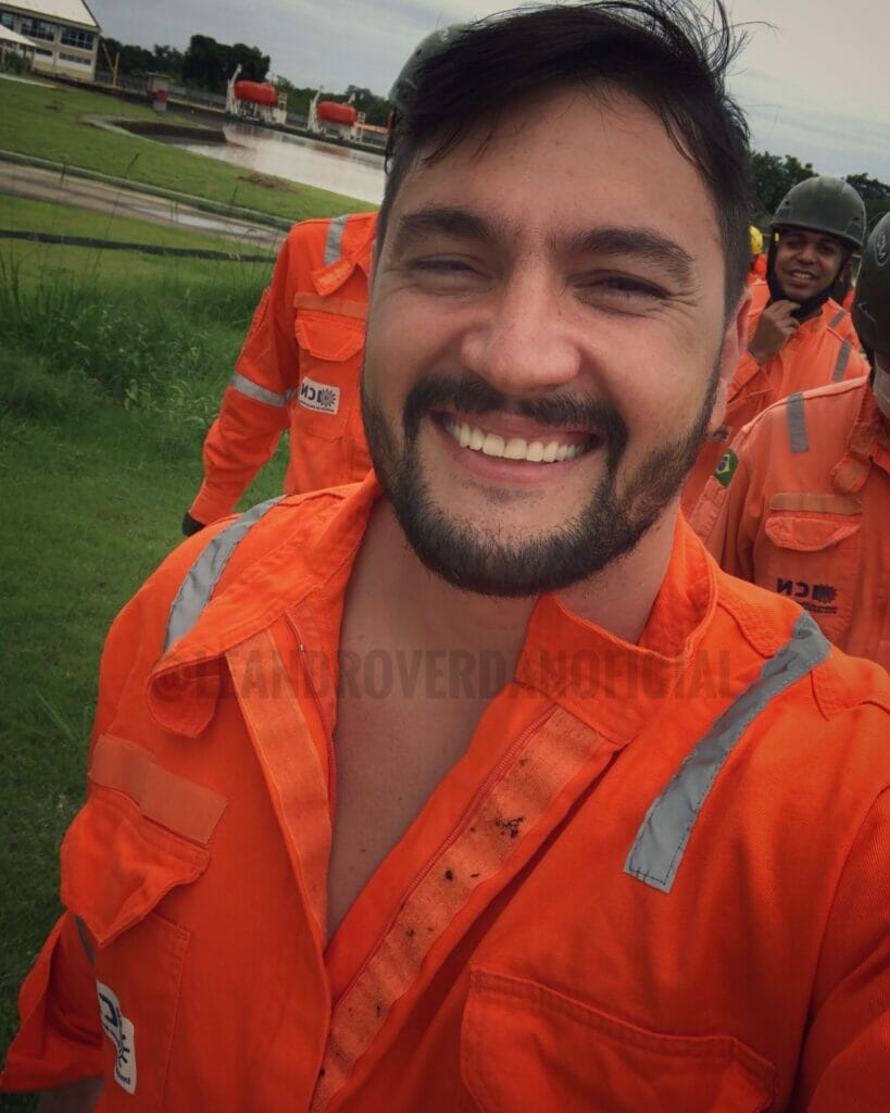 O influenciador e marítimo Leandro Verdan