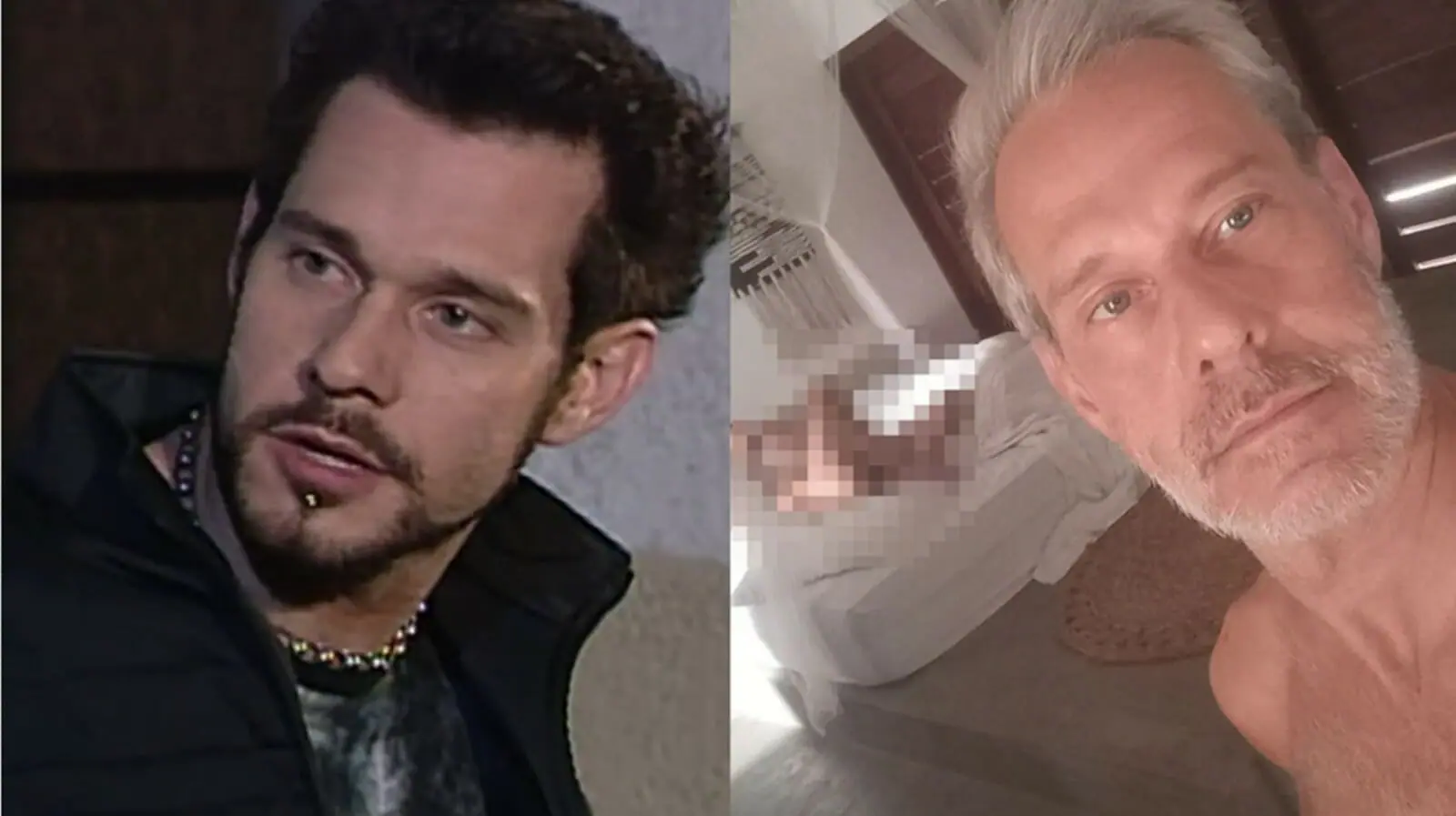 Nico Puig publica nude do marido no Instagram (Reprodução: SBT/Instagram)