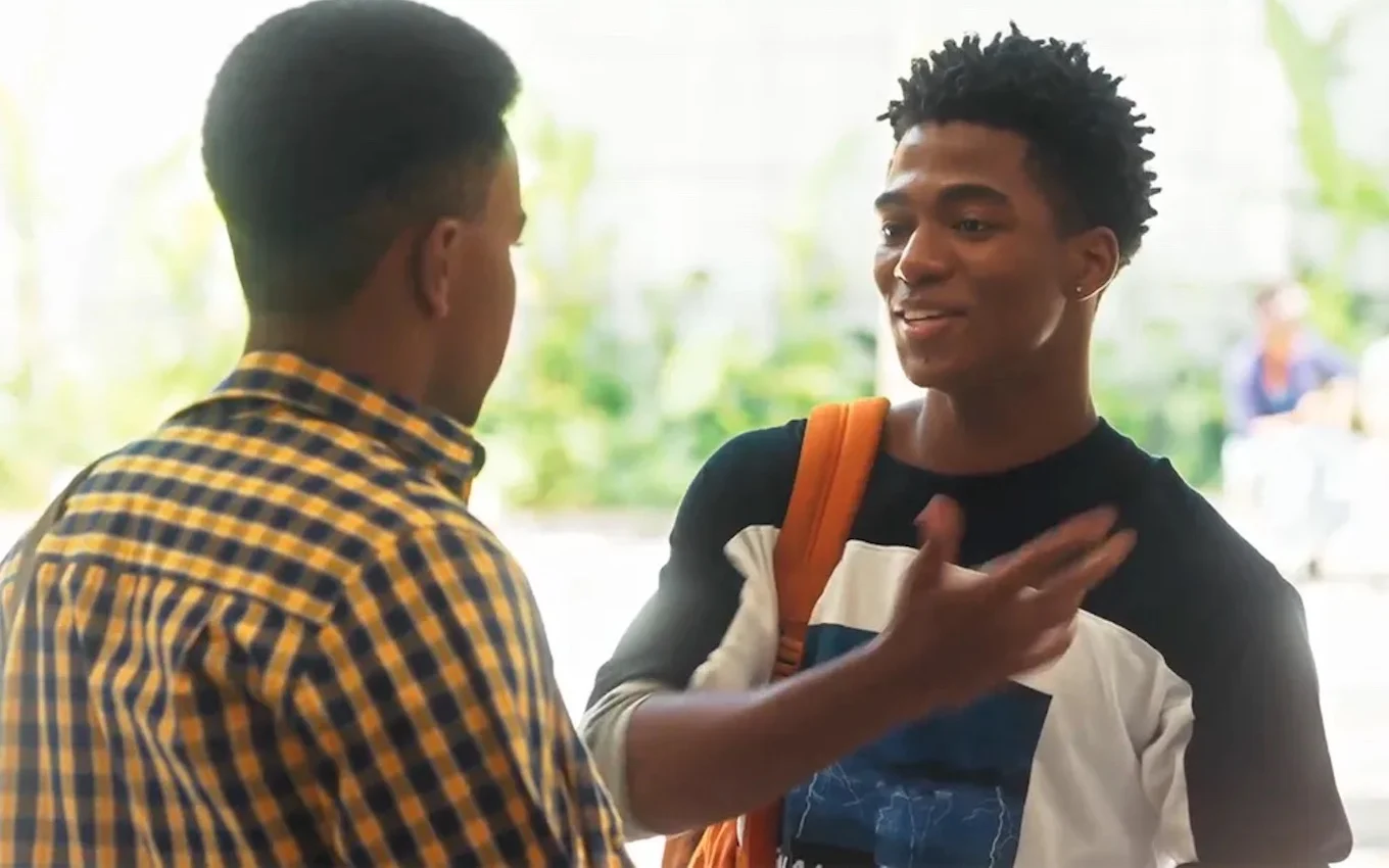 Yuri (Jean Paulo Campos) e Vini (Guthierry Sotero) em Vai na Fé