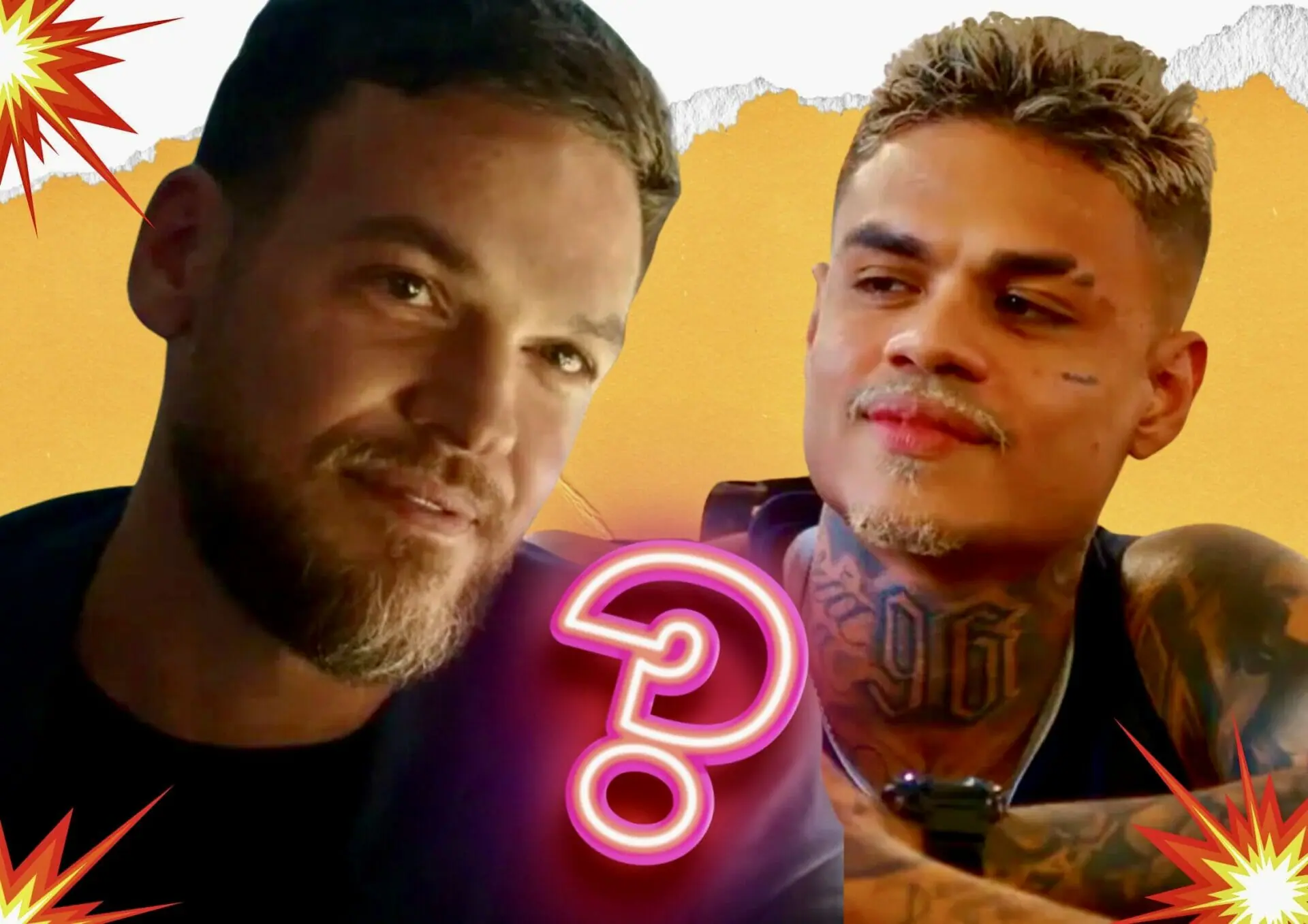 Theo (Emílio Dantas) e Hugo (MC Cabelinho) em Vai na Fé