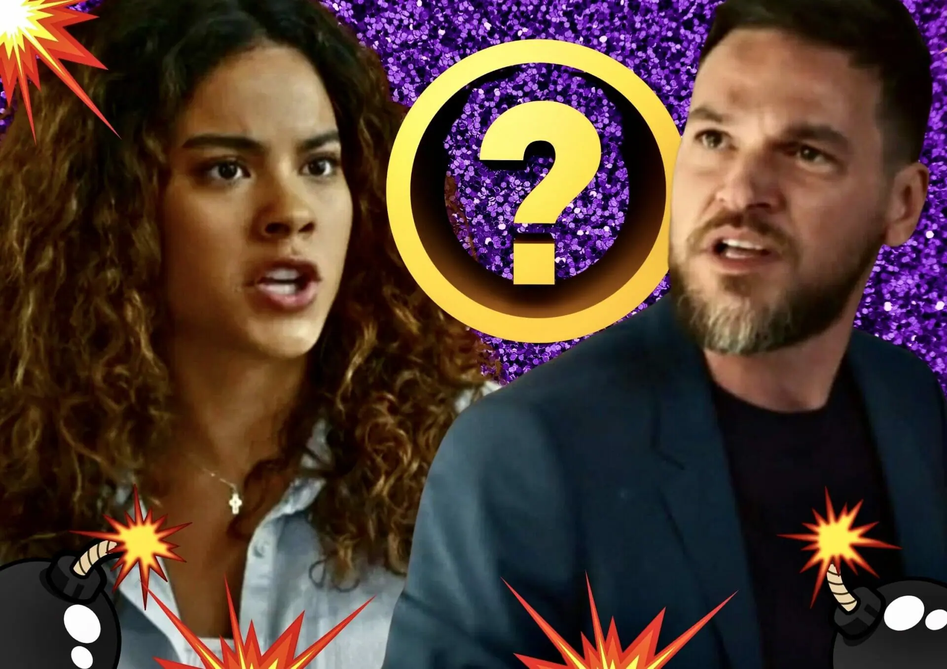 Theo (Emílio Dantas) e Jenifer (Bella Campos) em Vai na Fé