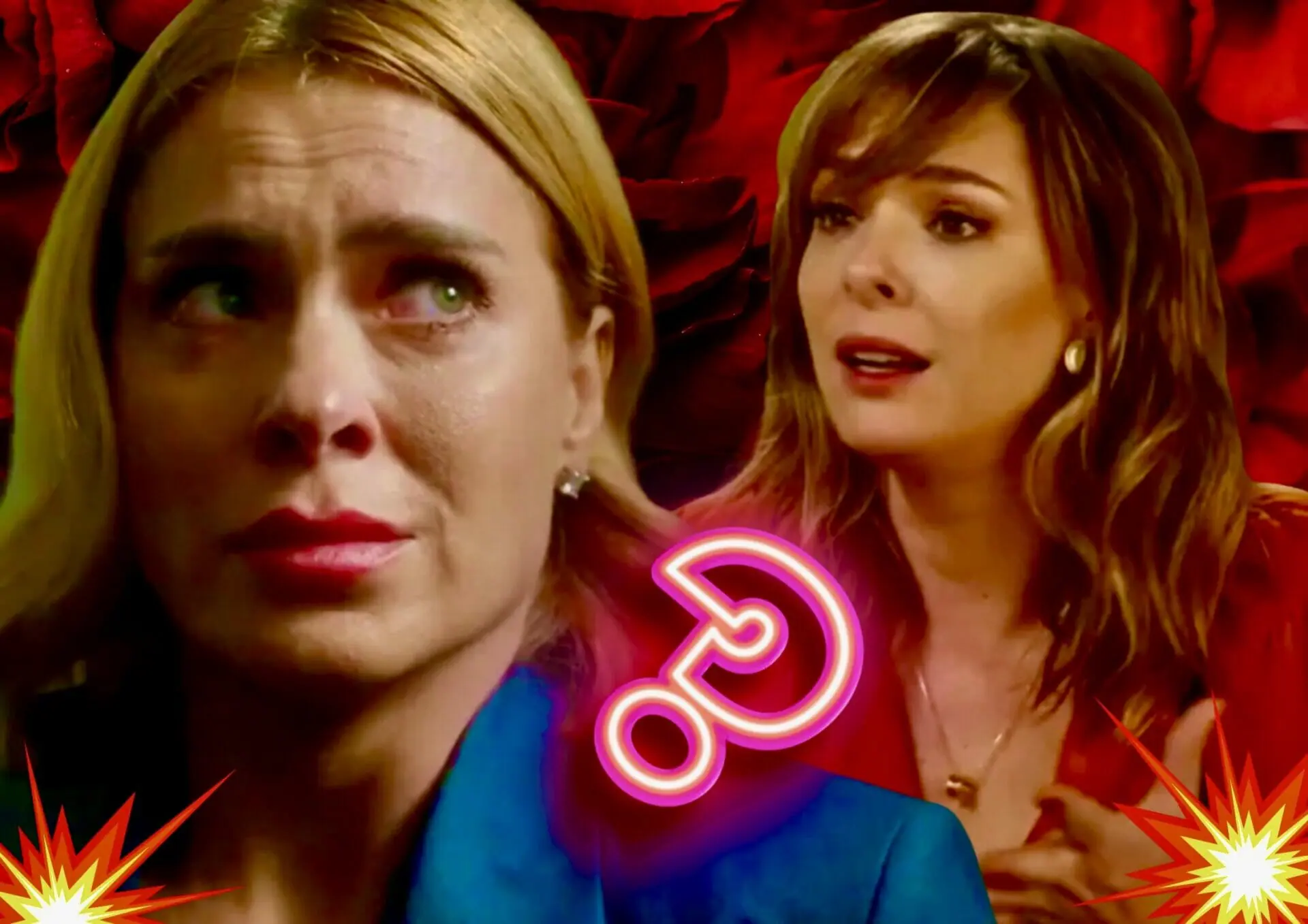 Clara (Regiane Alves) e Lumiar (Carolina Dieckmann) em Vai na Fé