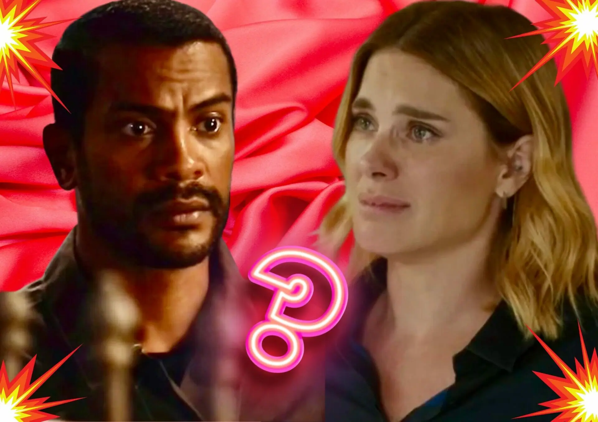 Ben (Samuel de Assis) e Lumiar (Carolina Dieckmann) de Vai na Fé
