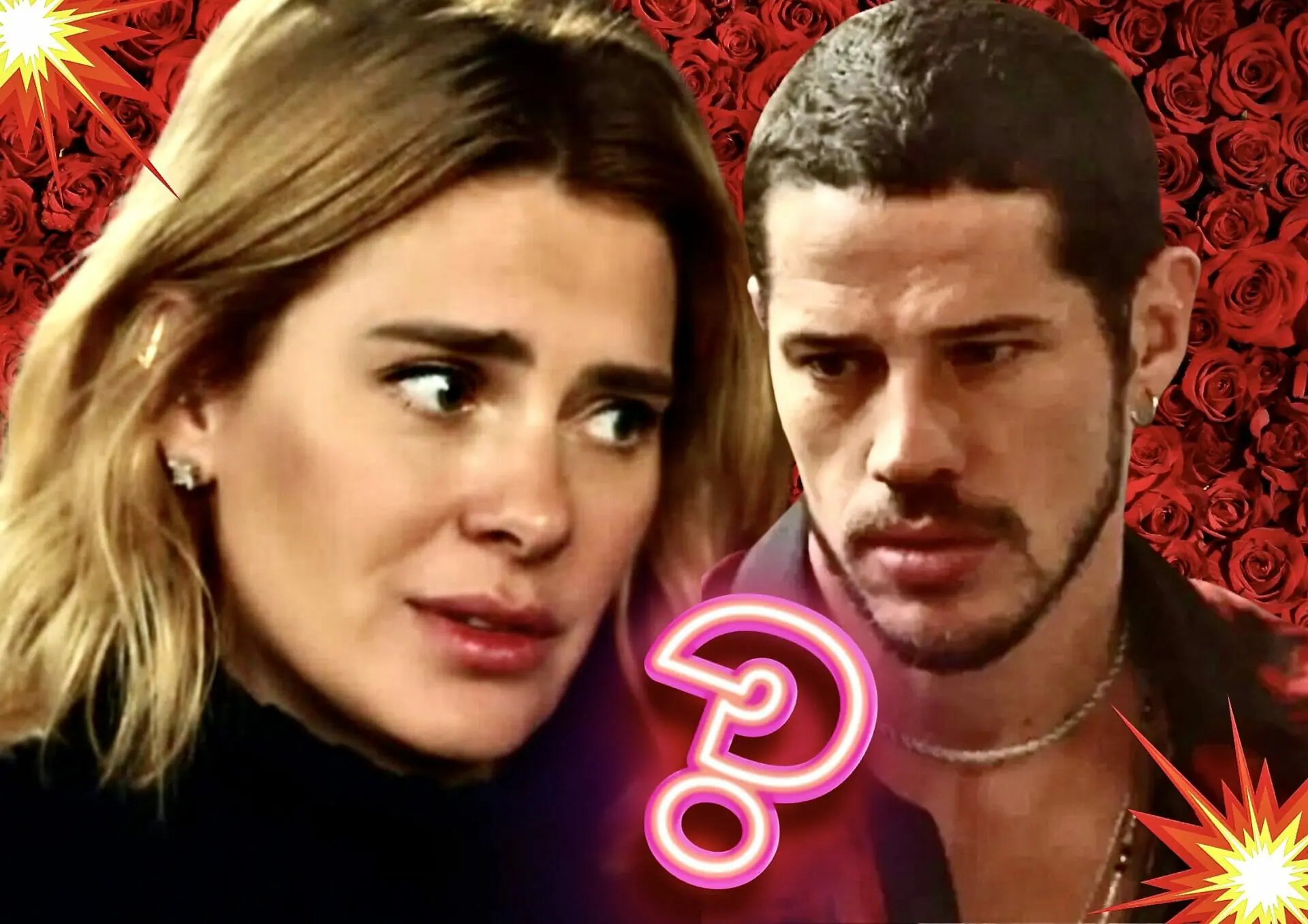 Lui (José Loreto) e Lumiar (Carolina Dieckmann) em Vai na Fé