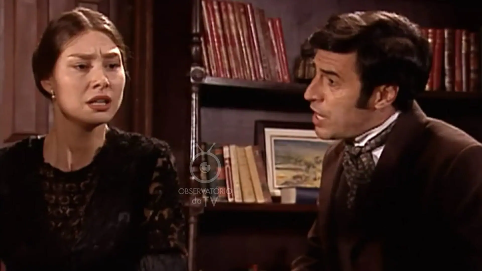 Alice (Lavínia Vlasak) e Higino Ventura (Paulo Betti) de Força de Um Desejo