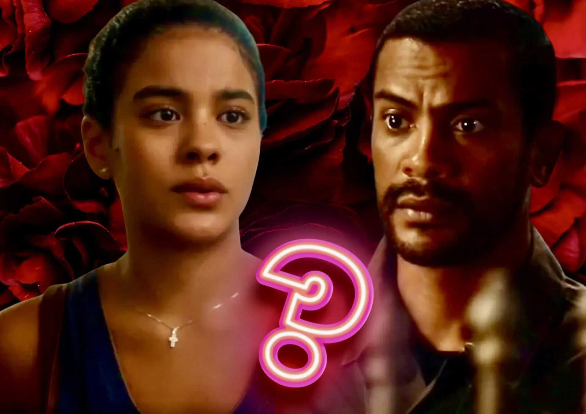 Jenifer (Bella Campos) e Ben (Samuel de Assis) em Vai na Fé