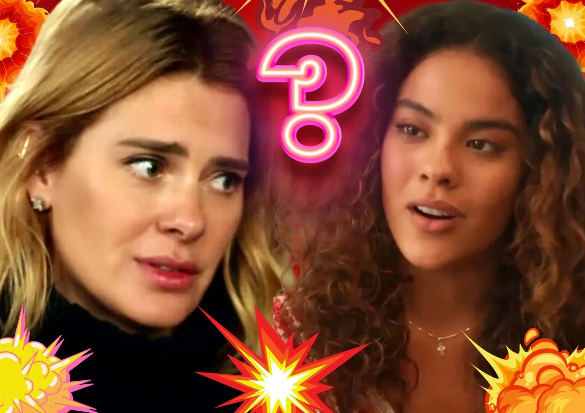 Jenifer (Bella Campos) e Lumiar (Carolina Dieckmann) de Vai na Fé