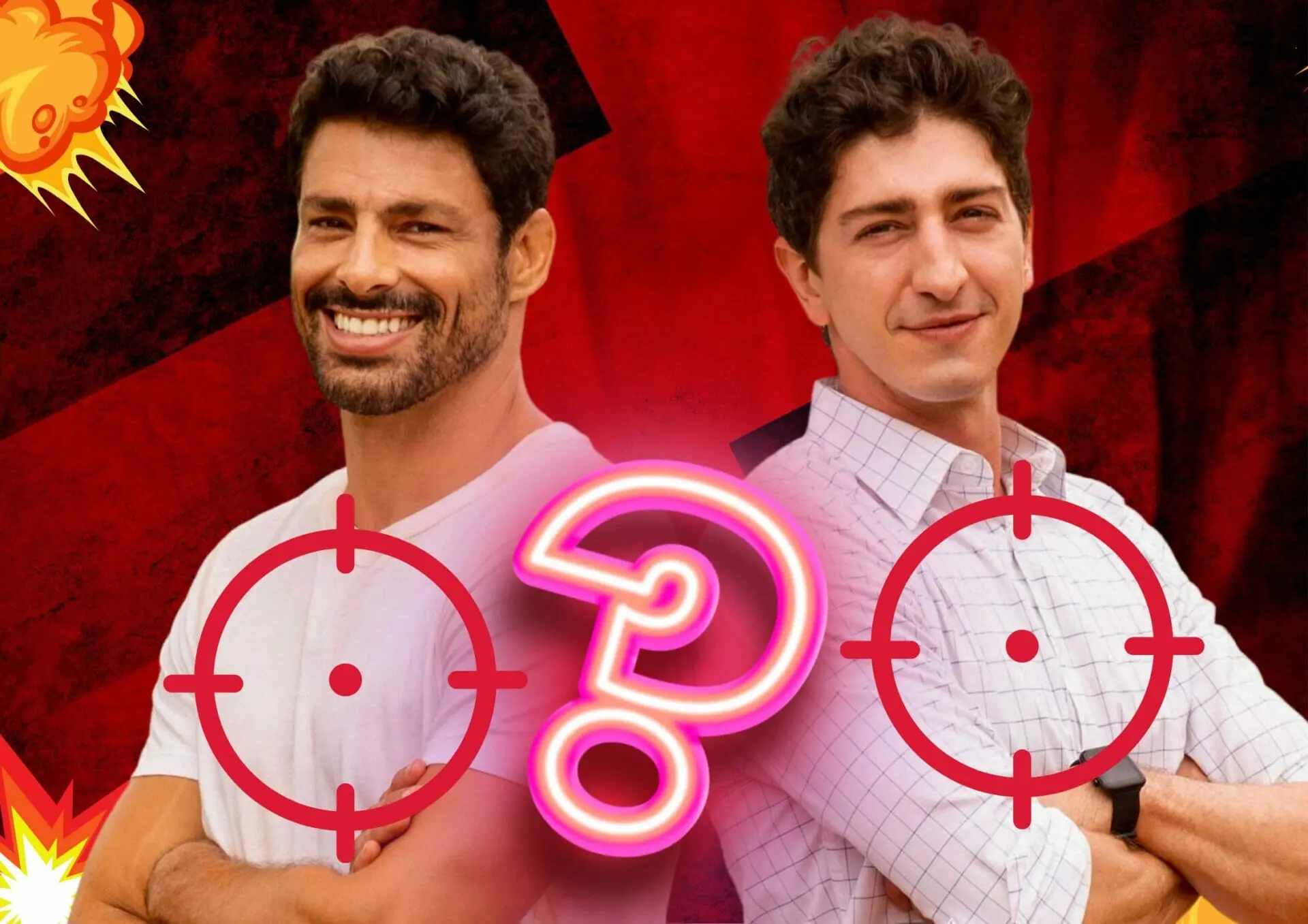 Caio (Cauã Reymond) e Daniel (Johnny Massaro) em Terra e Paixão