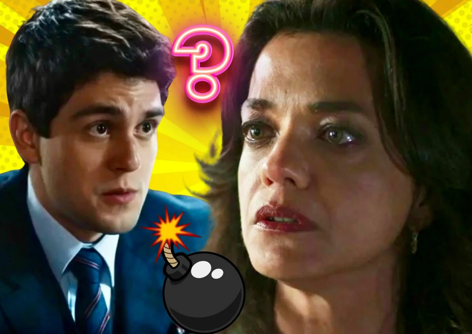 Verônica (Ana Cecília Costa) e Júlio (Daniel Rangel) em Amor Perfeito
