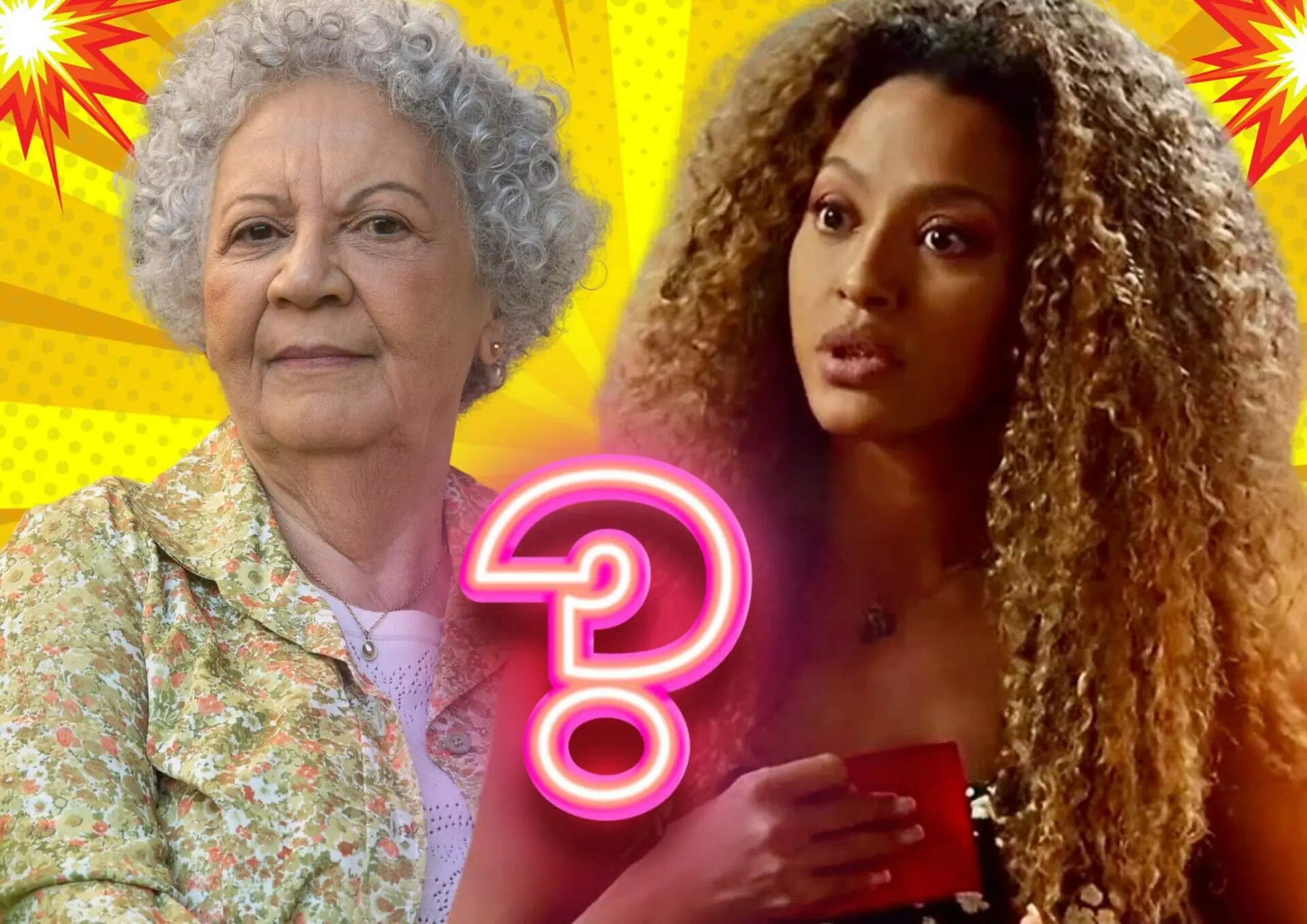 Neide (Neyde Braga) e Sol (Sheron Menezes) em Vai na Fé