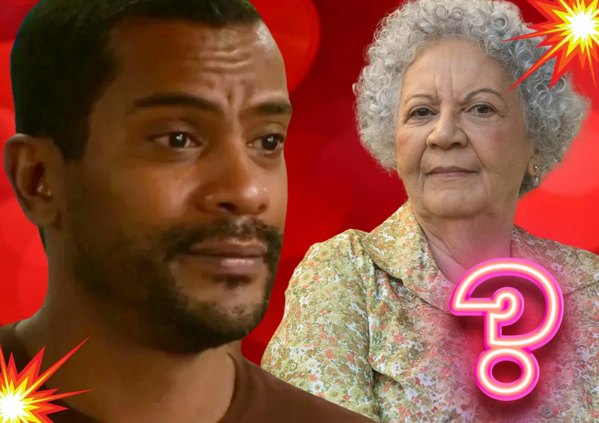 Neide (Neyde Braga) e Ben (Samuel de Assis) em Vai na Fé