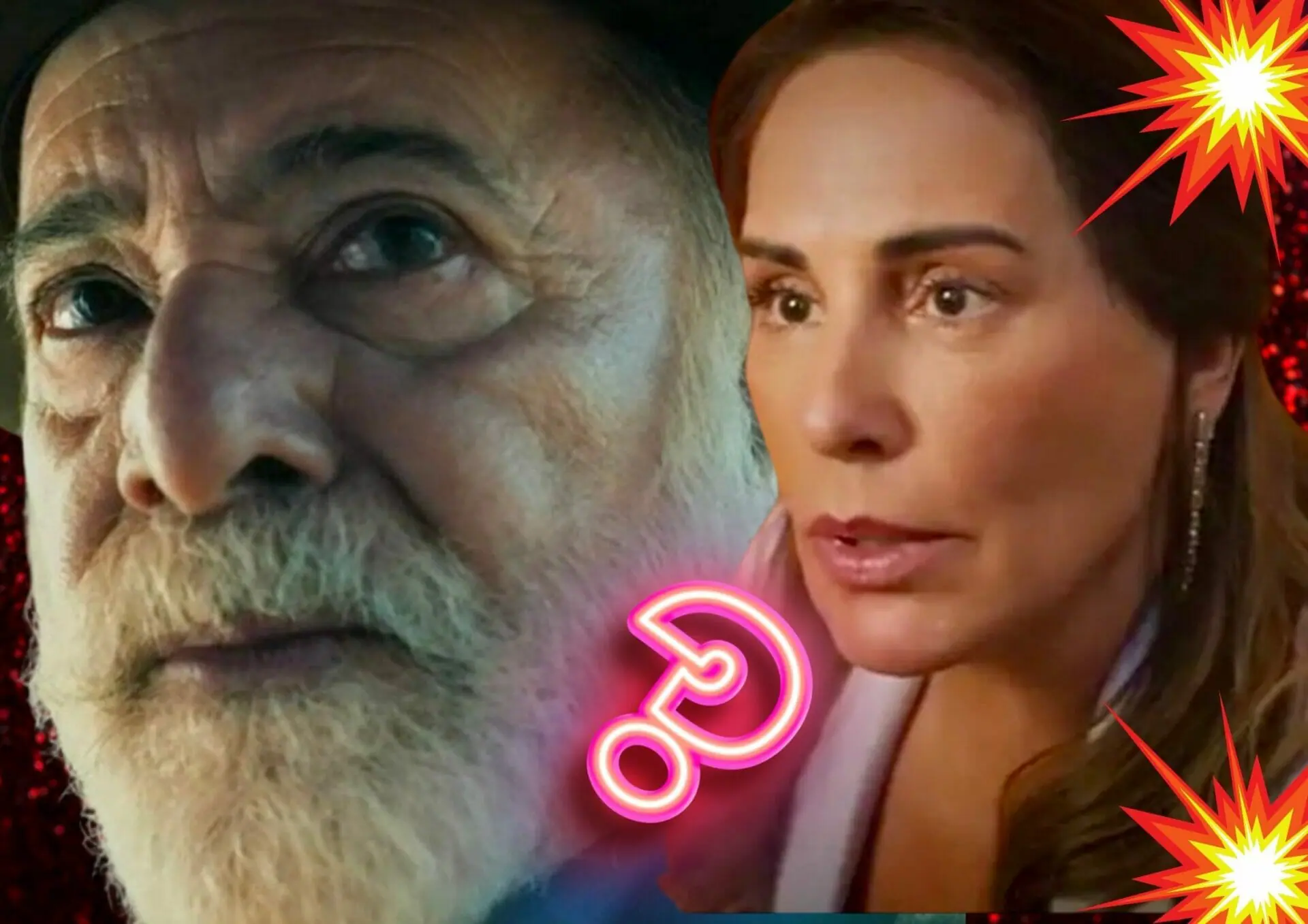 Antônio (Tony Ramos) e Irene (Gloria Pires) em Terra e Paixão
