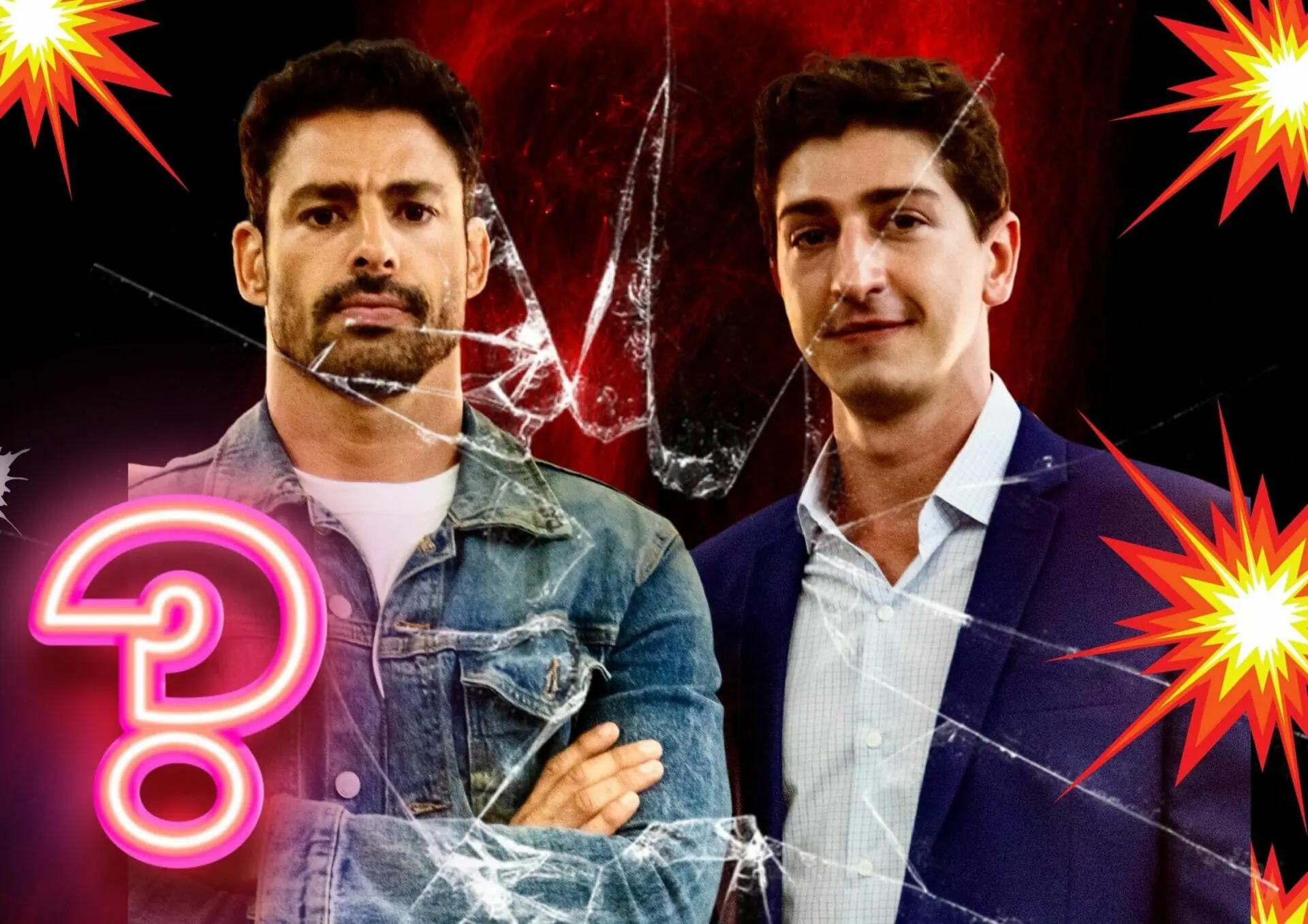 Caio (Cauã Reymond) e Daniel (Johnny Massaro) em Terra e Paixão