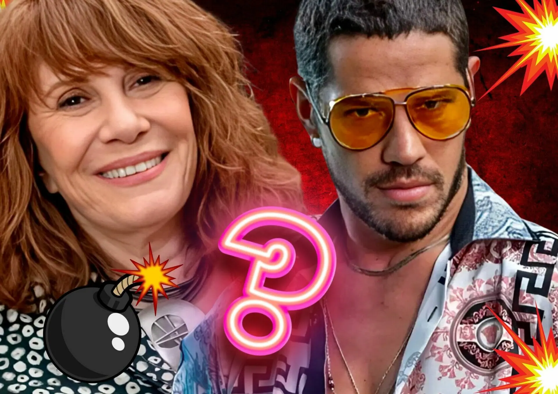 Lui (José Loretto) e Wilma (Renata Sorrah) em Vai na Fé