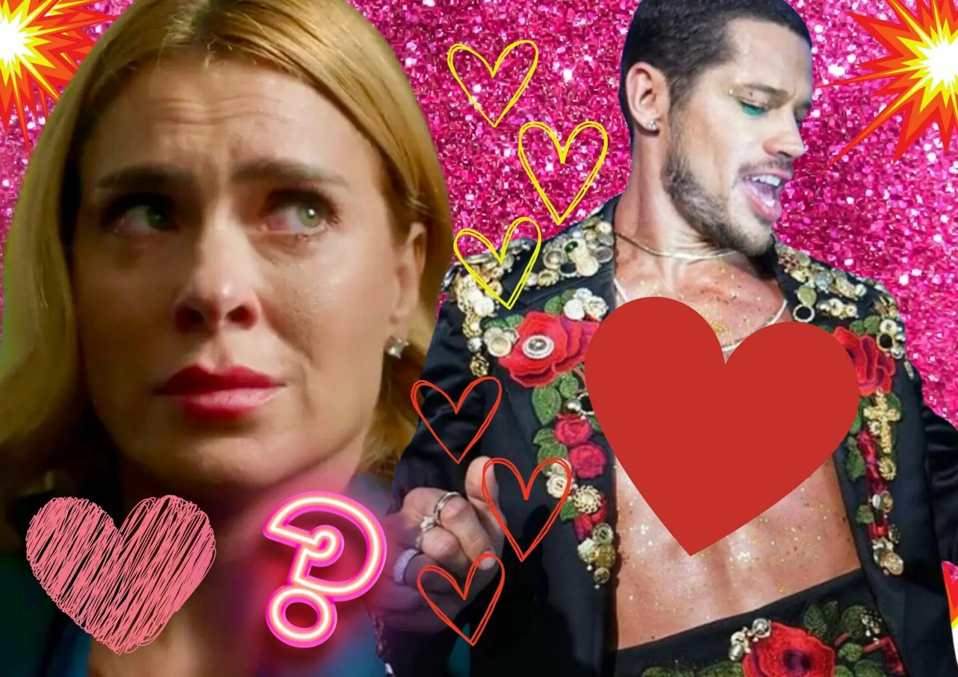 Lui (José Loreto) e Lumiar (Carolina Dieckmann) em Vai na Fé
