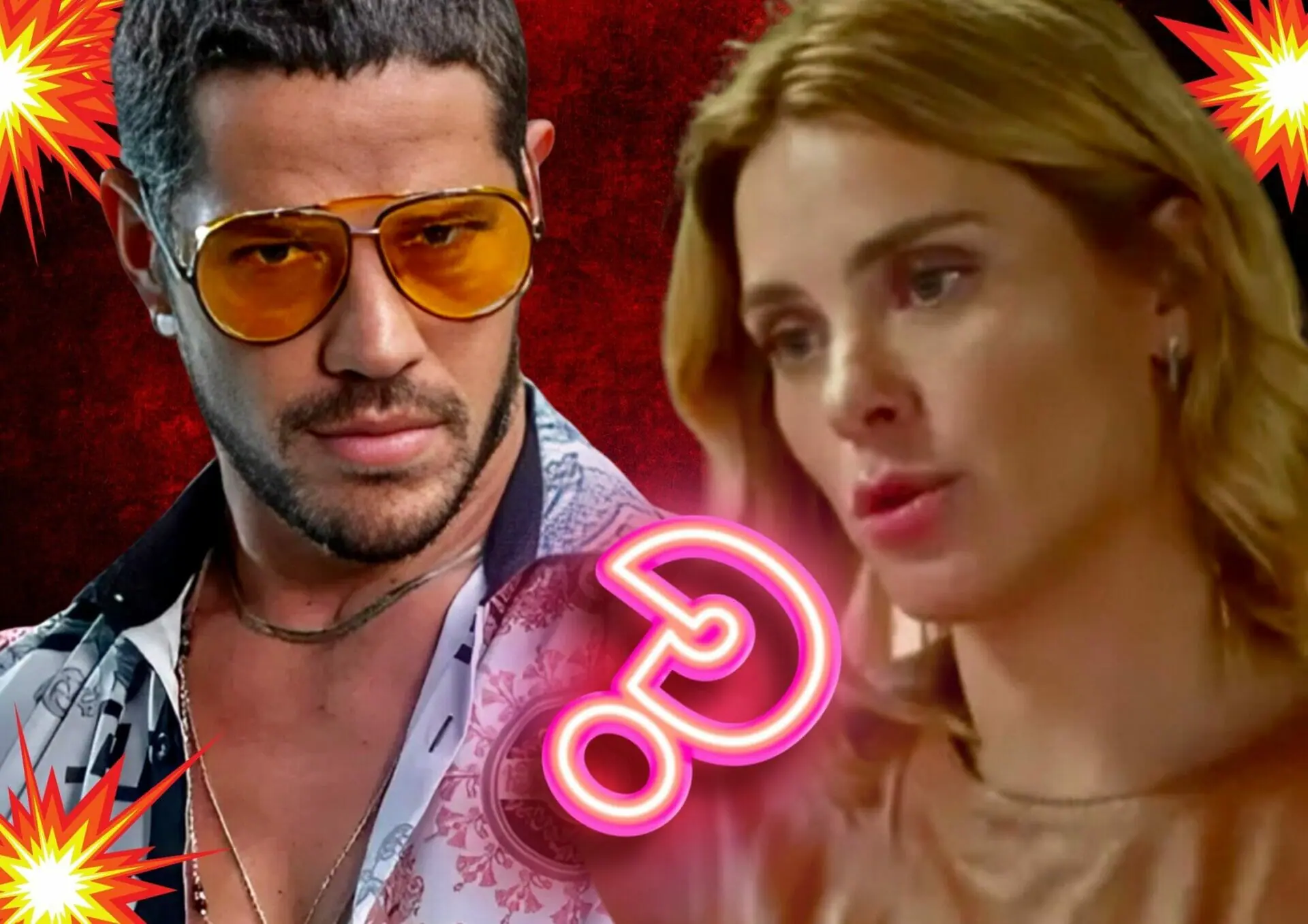 Lui (José Loreto) e Lumiar (Carolina Dieckmann) em Vai na Fé