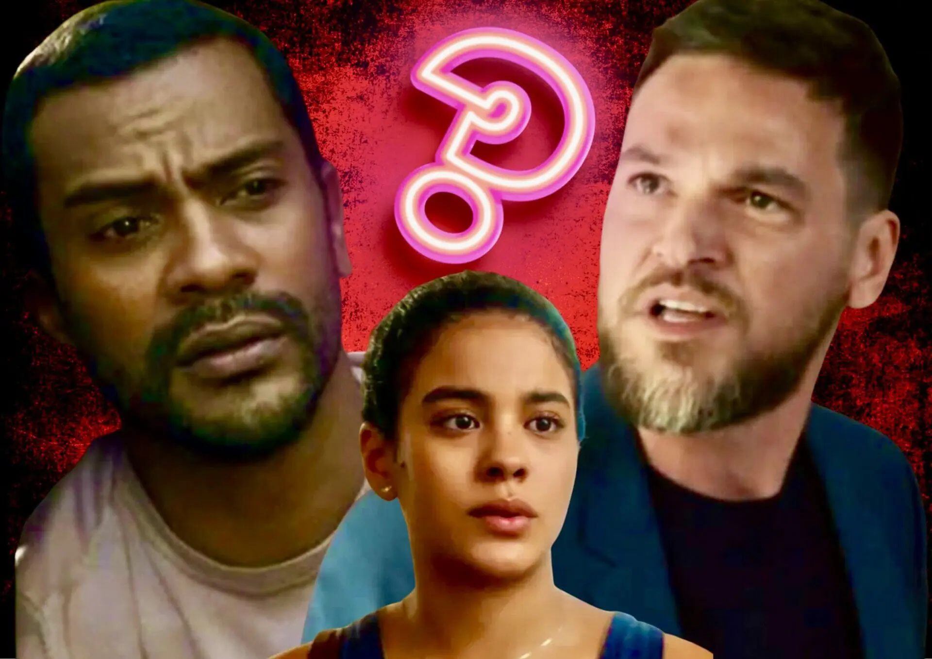 Theo (Emílio Dantas), Jenifer (Bella Campos) e Ben (Samuel de Assis) em Vai na Fé