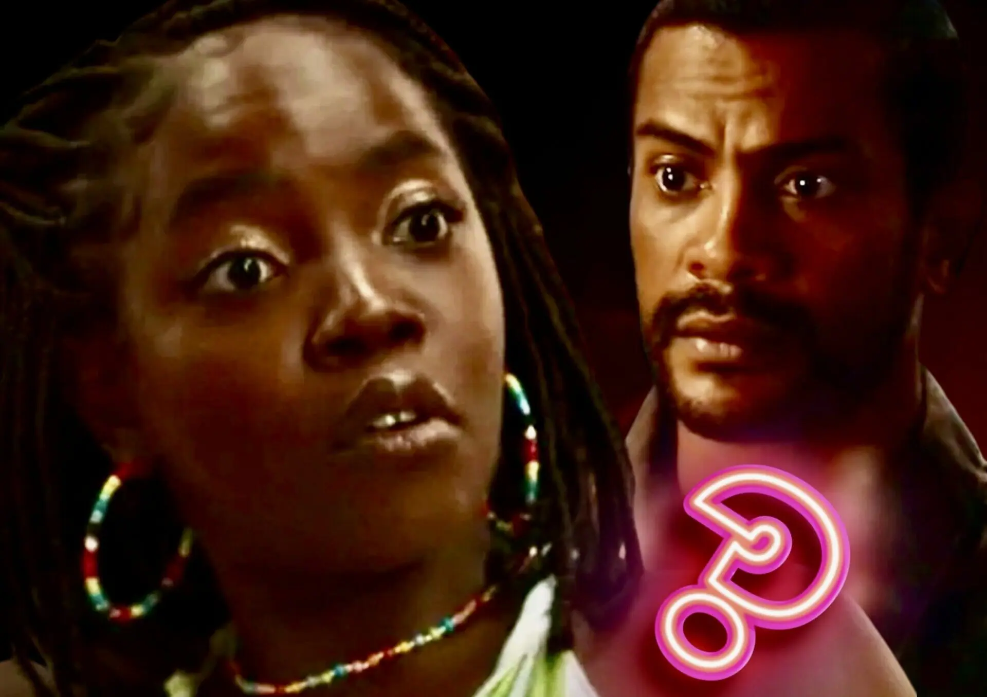 Kate (Clara Moneke) e Ben (Samuel de Assis) em Vai na Fé