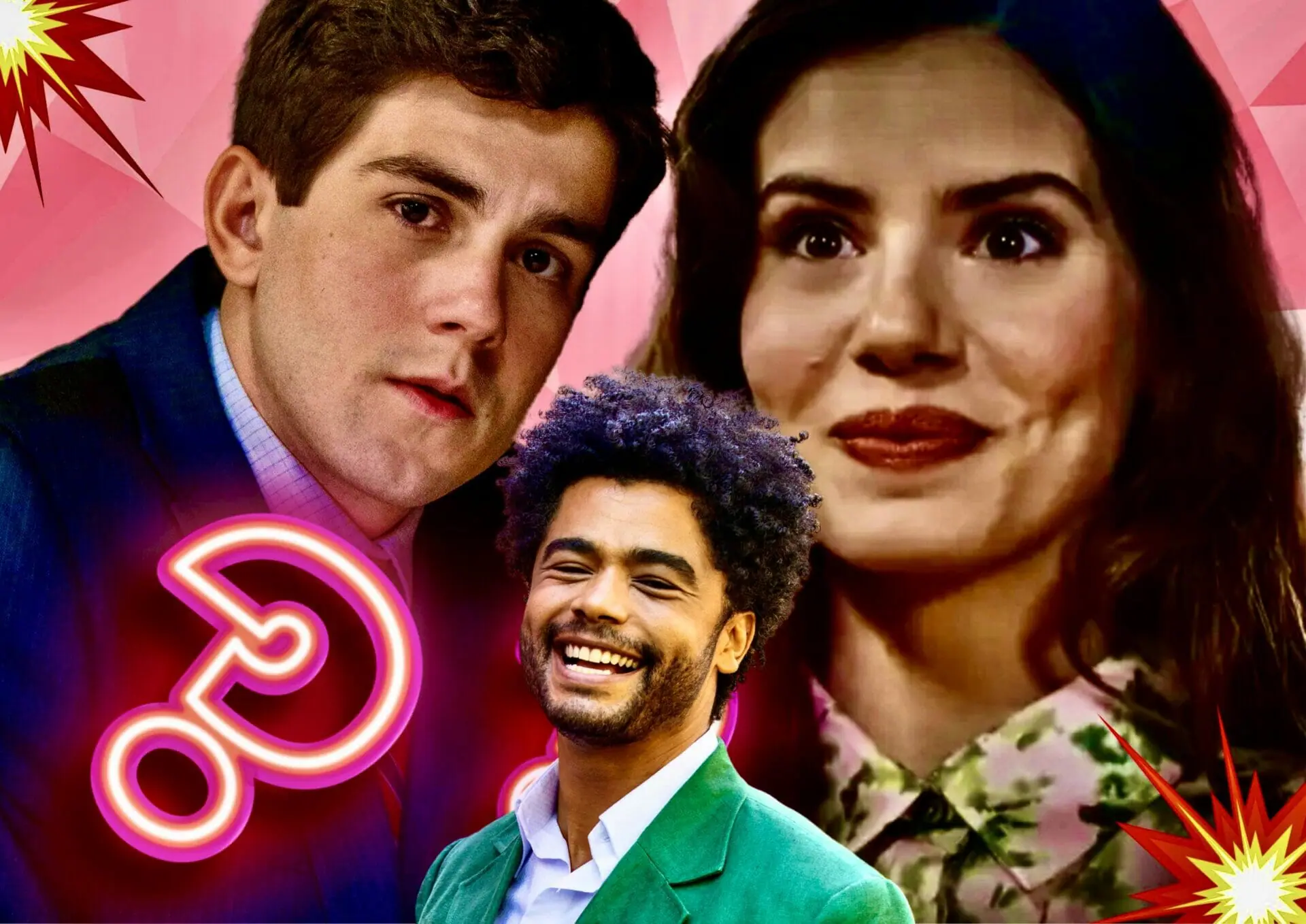 Orlando (Diogo Almeida), Júlio (Daniel Rangel) e Marê (Camila Queiroz) de Amor Perfeito