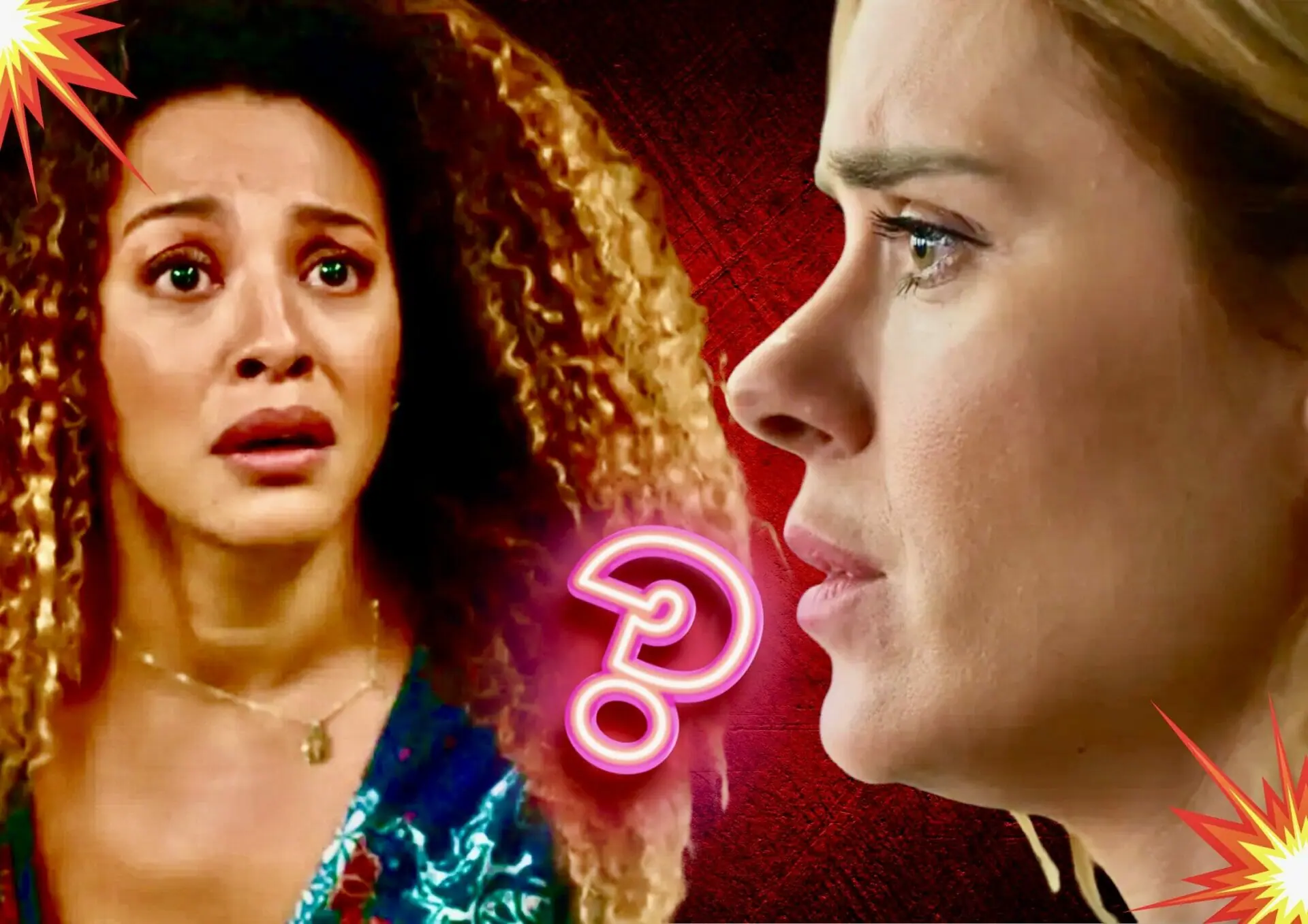 Sol (Sheron Menezzes) e Lumiar (Carolina Dieckmann) de Vai na Fé