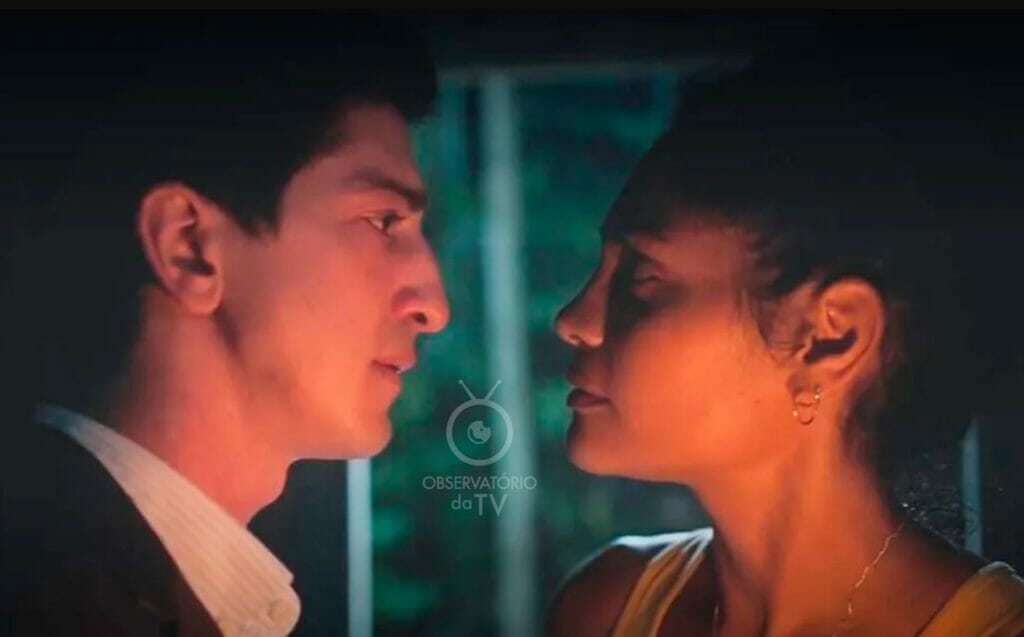 Daniel (Johnny Massaro) e Aline (Bárbara Reis) de Terra e Paixão