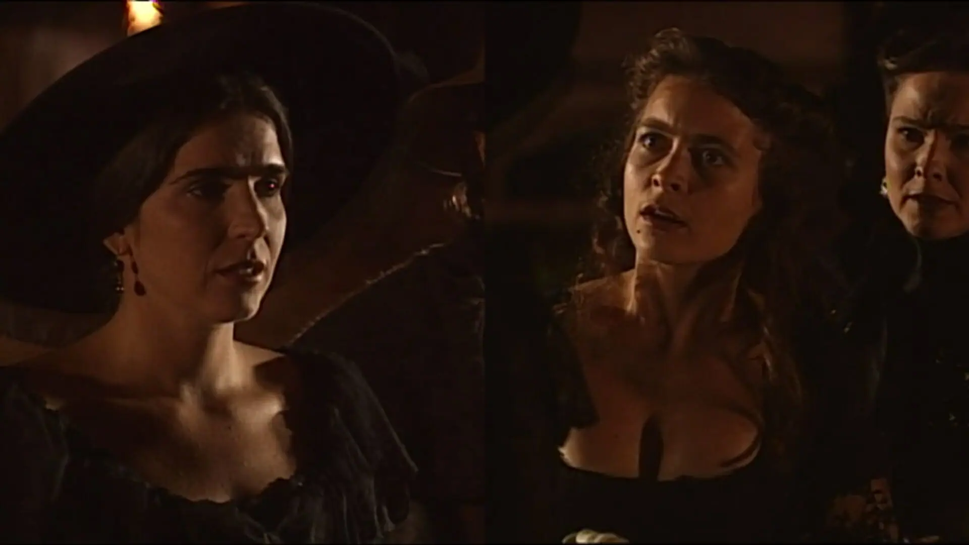 Ester (Malu Mader) e Olívia (Cláudia Abreu) de Força de Um Desejo