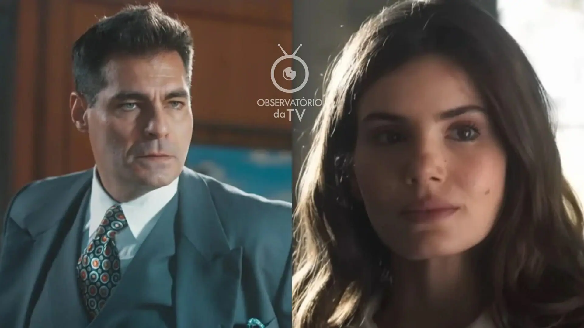Gaspar (Thiago Lacerda) e Marê (Camila Queiroz) de Amor Perfeito