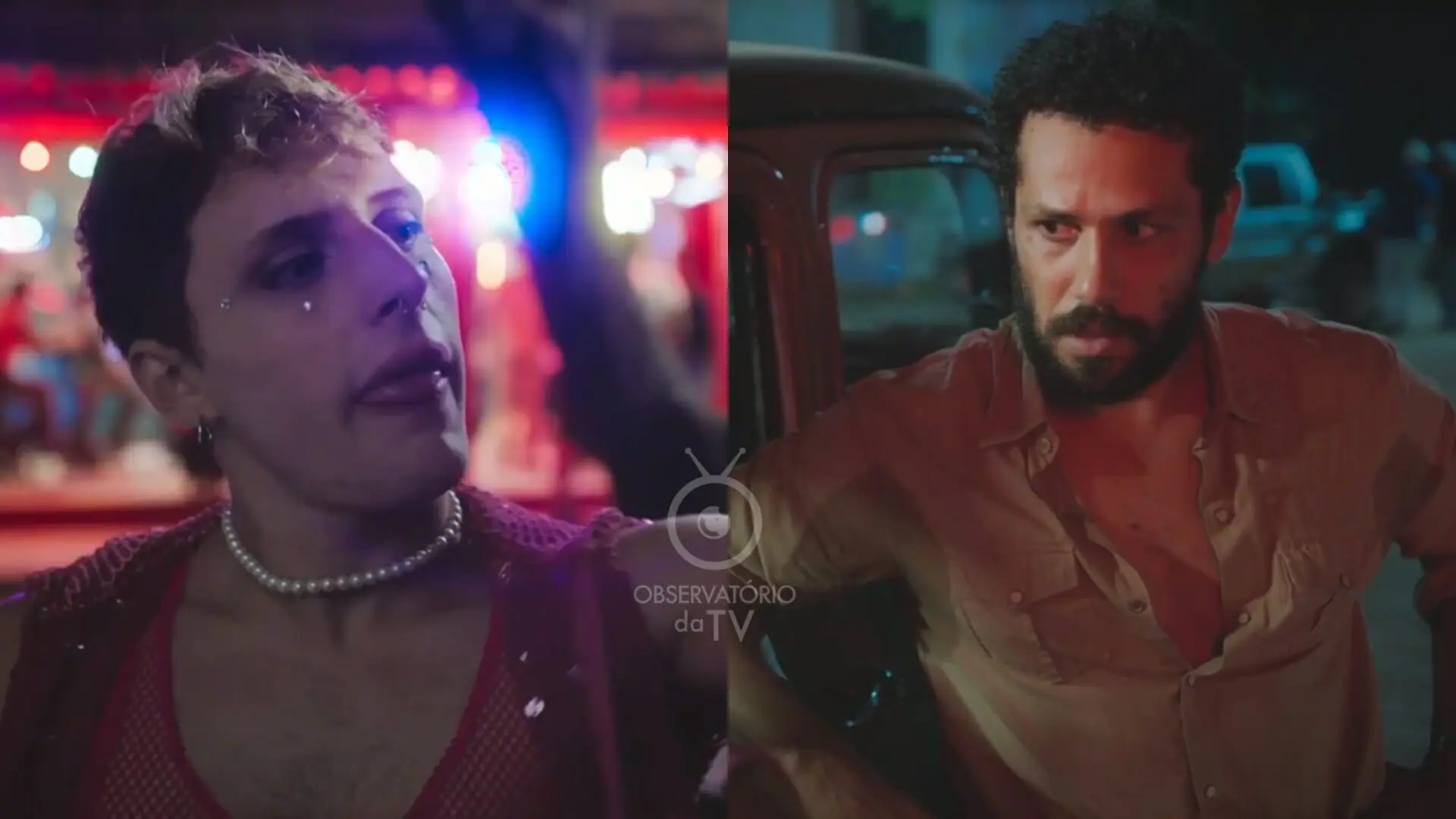 Kelvin (Diego Martins) e Ramiro (Amaury Lorenzo) de Terra e Paixão
