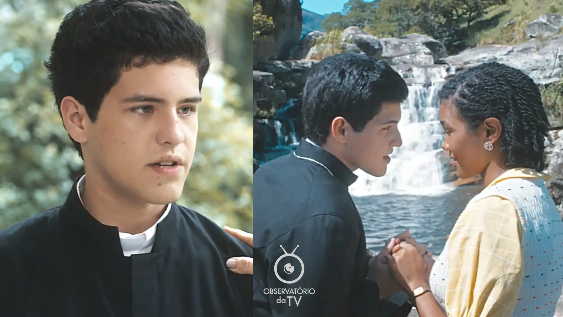 Luís (Paulo Mendes) e Tânia (Iza Moreira) em Amor Perfeito