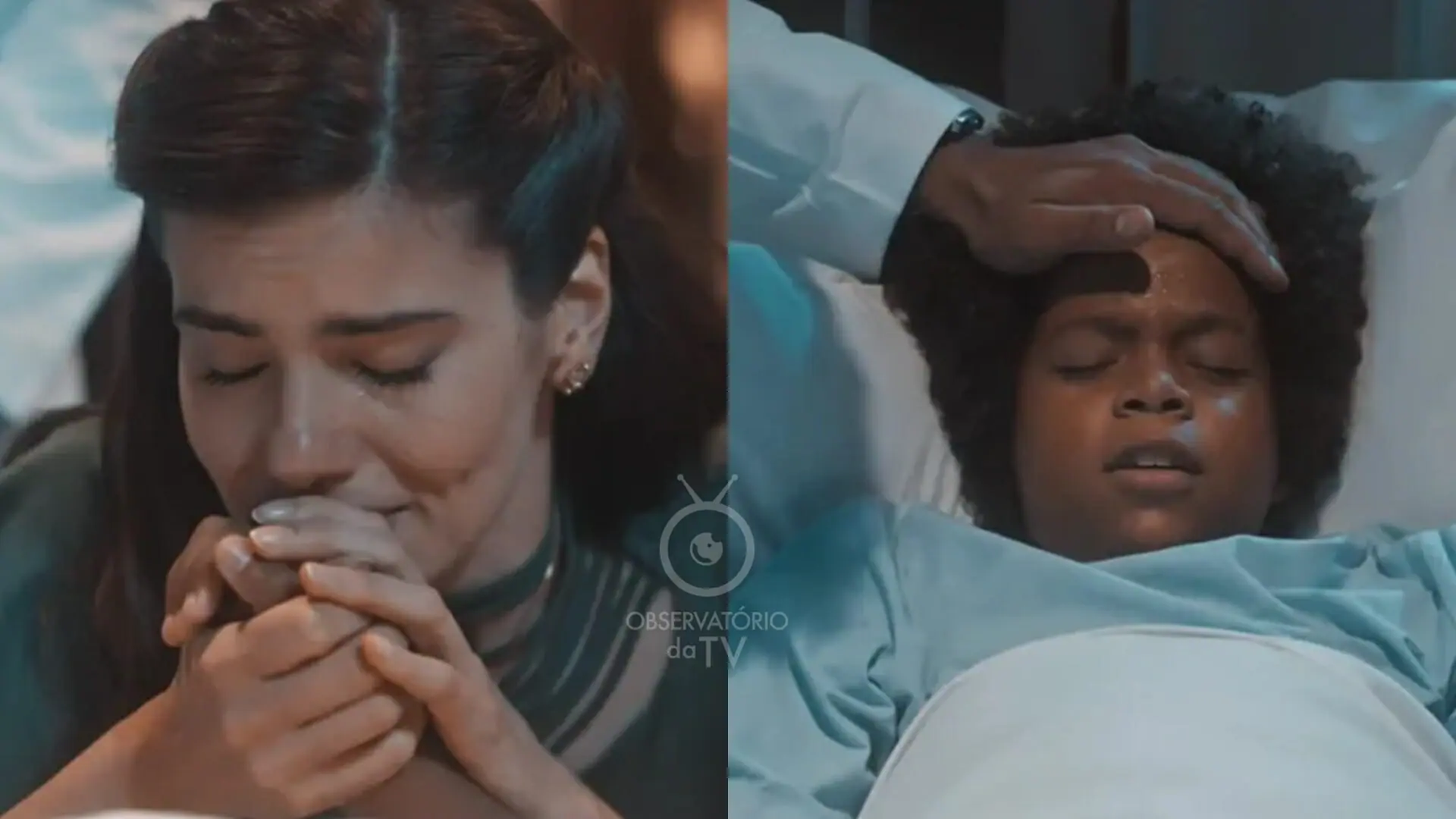 Marê (Camila Queiroz) e Marcelino (Levi Asaf) de Amor Perfeito