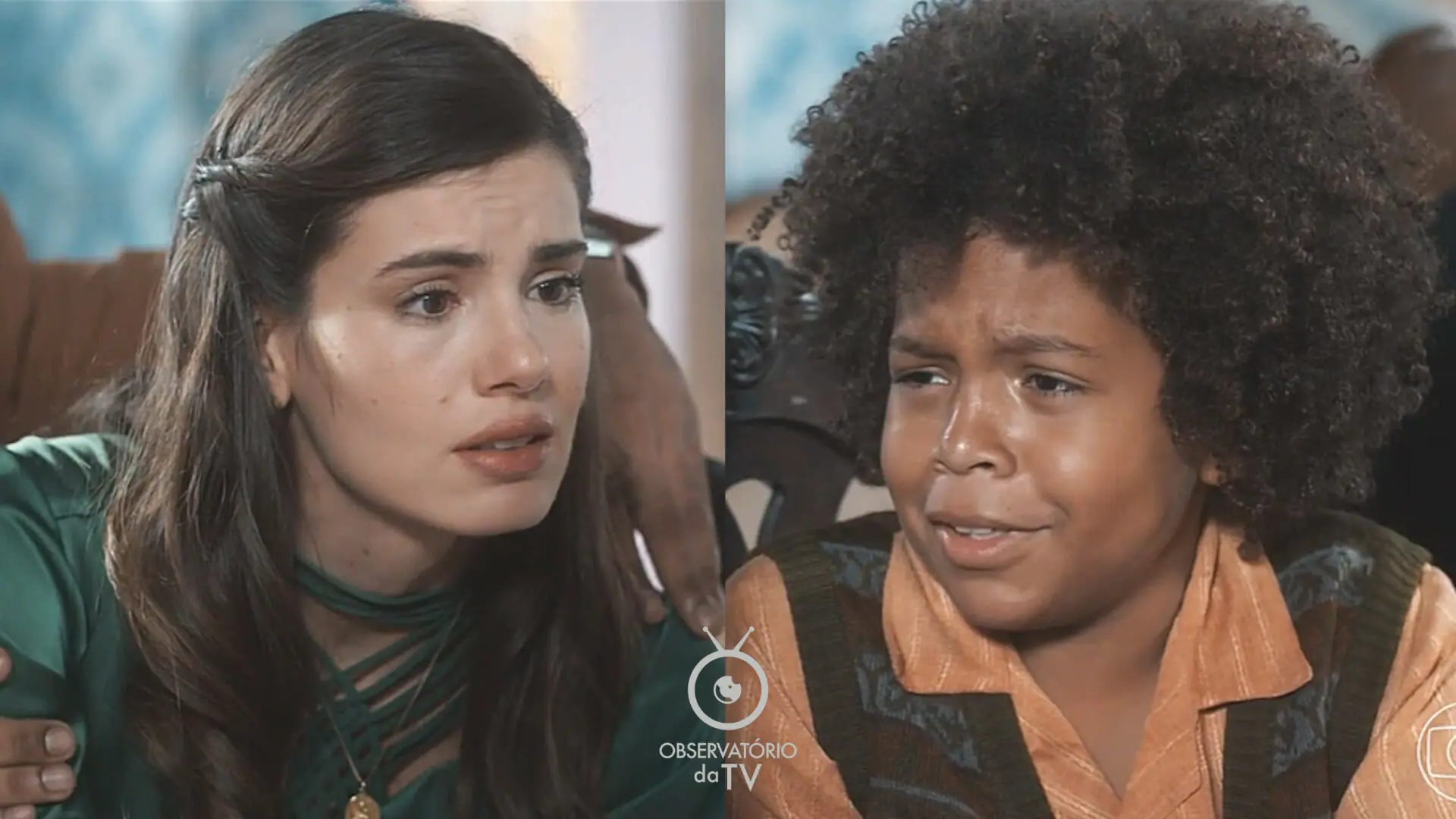 Marê (Camila Queiroz) e Marcelino (Levi Assaf) em Amor Perfeito