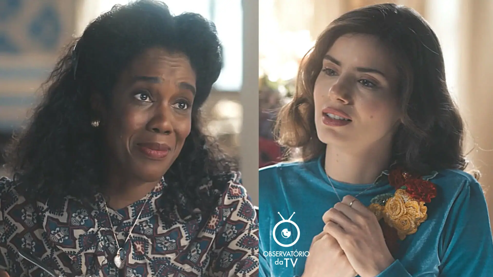 Neiva (Maria Gal) e Marê (Camila Queiroz) em Amor Perfeito
