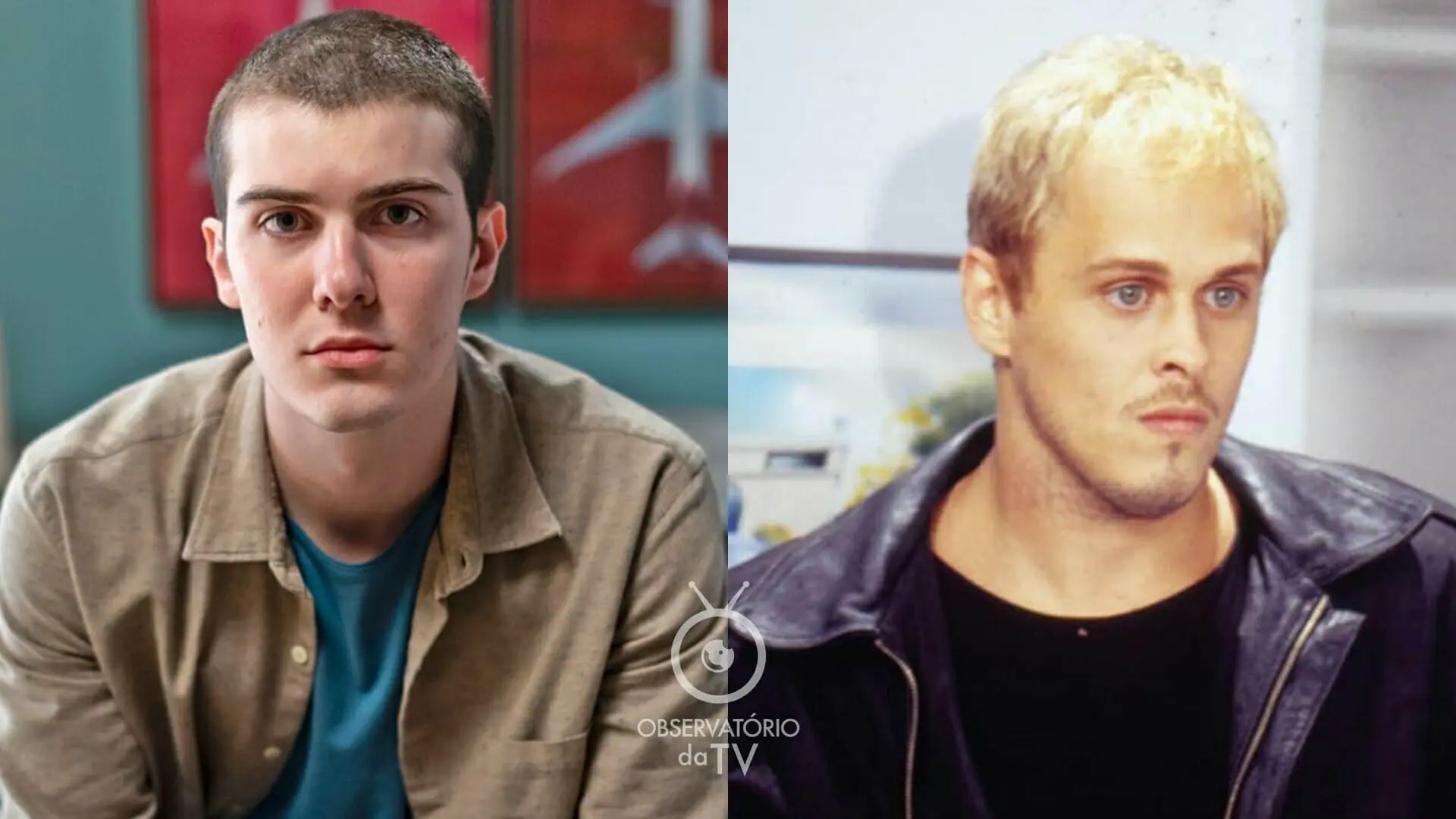 Rafa (Caio Manhente) de Vai na Fé e Alexandre (Guilherme Fontes) de A Viagem