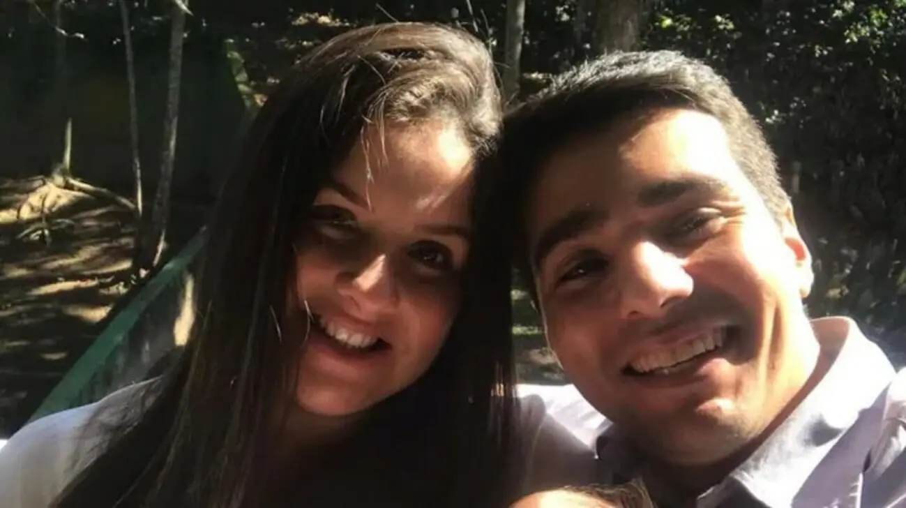 Giselle Policarpo e seu marido