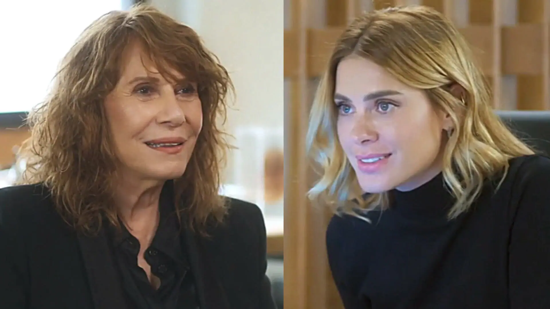 Wilma (Renata Sorrah) e Lumiar (Carolina Dieckmann) em Vai na Fé