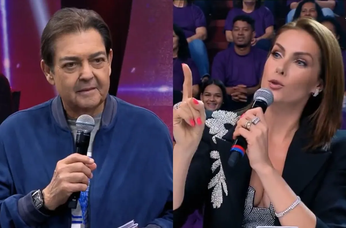 Faustão e Ana Hickmann