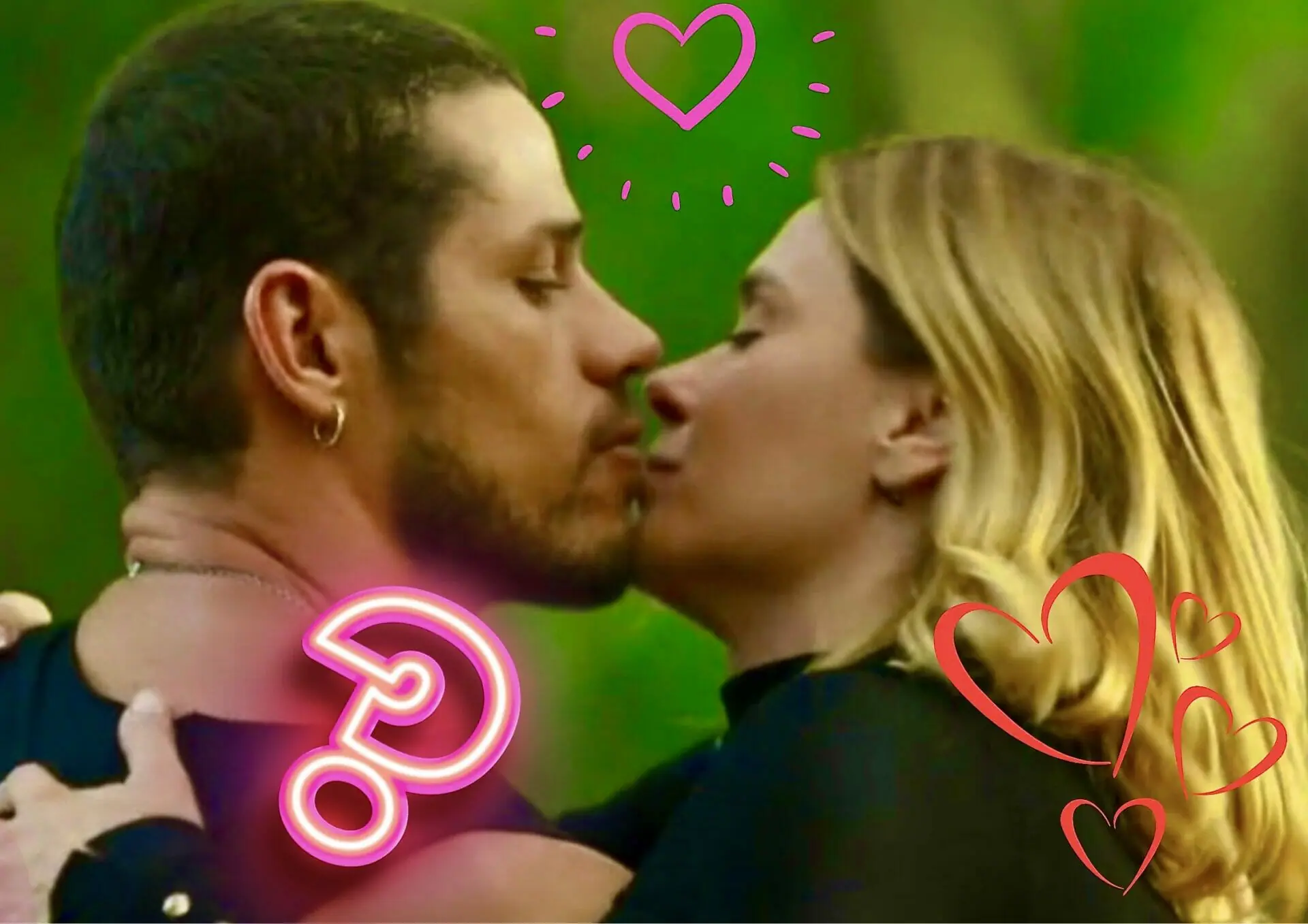 Lui (José Loreto) e Lumiar (Carolina Dieckmann) de Vai na Fé