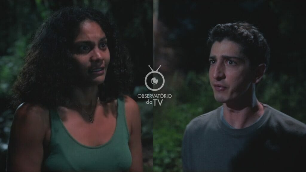 Aline (Barbara Reis) e Daniel (Johnny Massaro) de Terra e Paixão