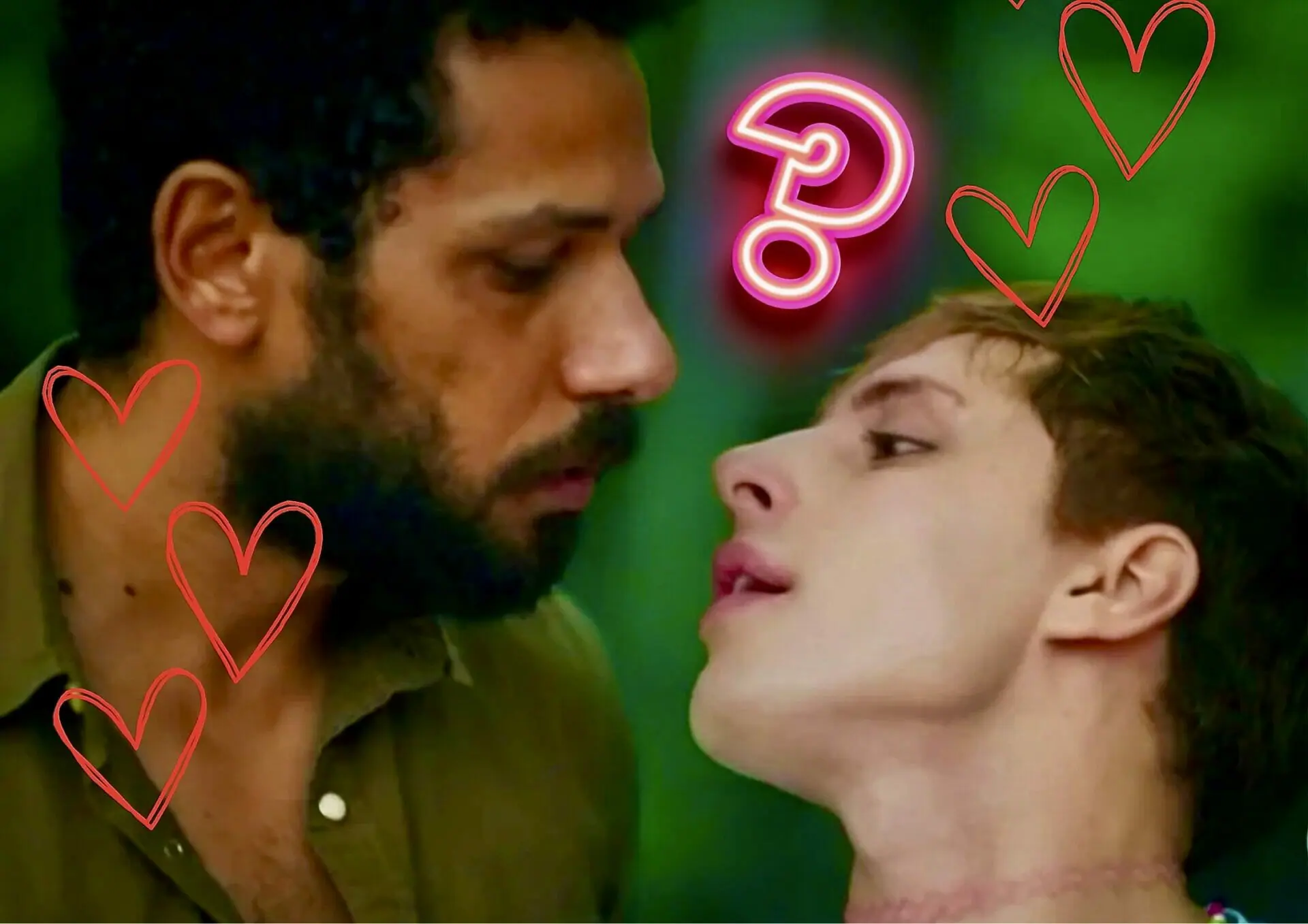 Kelvin (Diego Martins) e Ramiro (Amaury Lorenzo) em Terra e Paixão