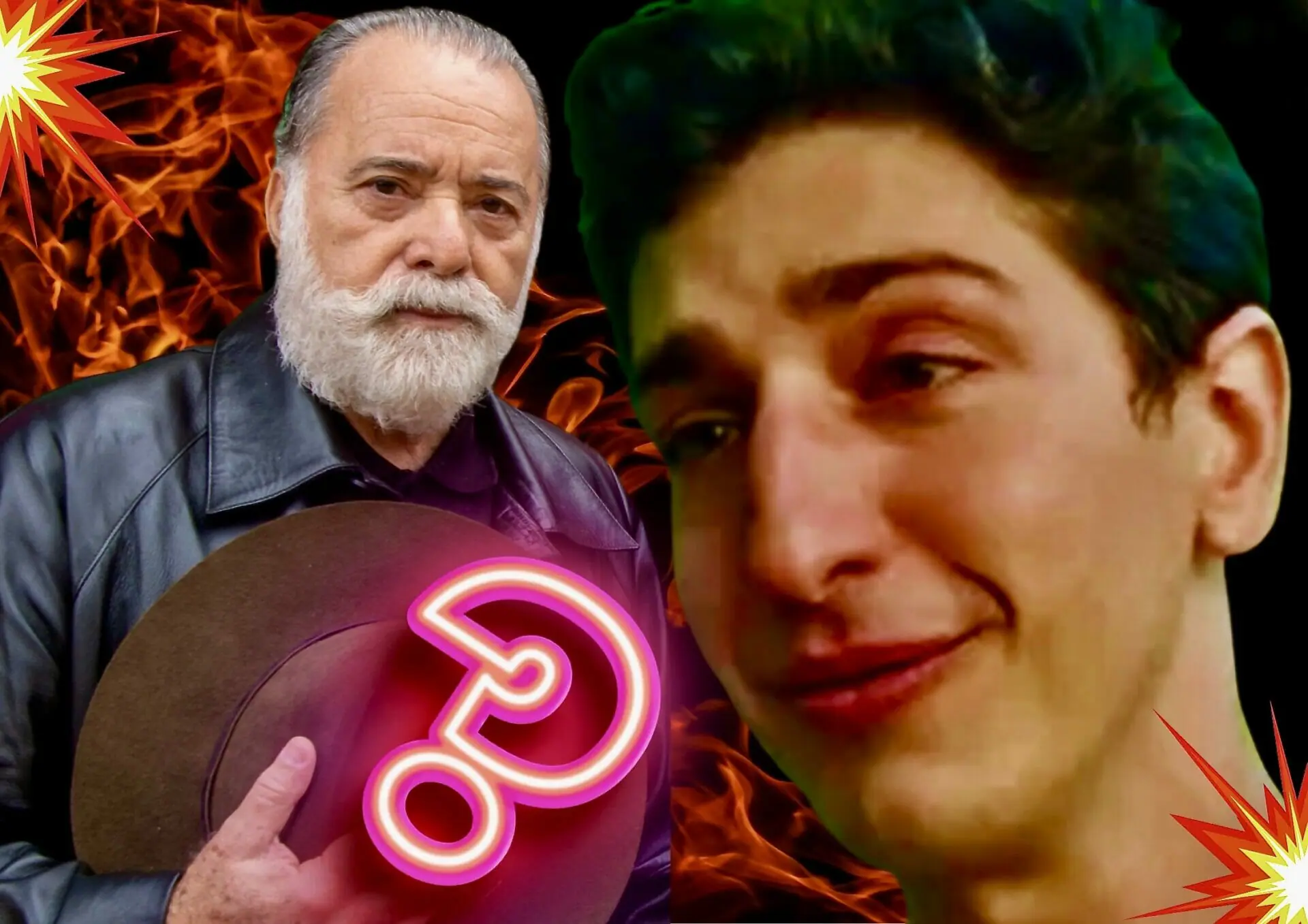 Antônio (Tony Ramos) e Daniel (Johnny Massaro) em Terra e Paixão