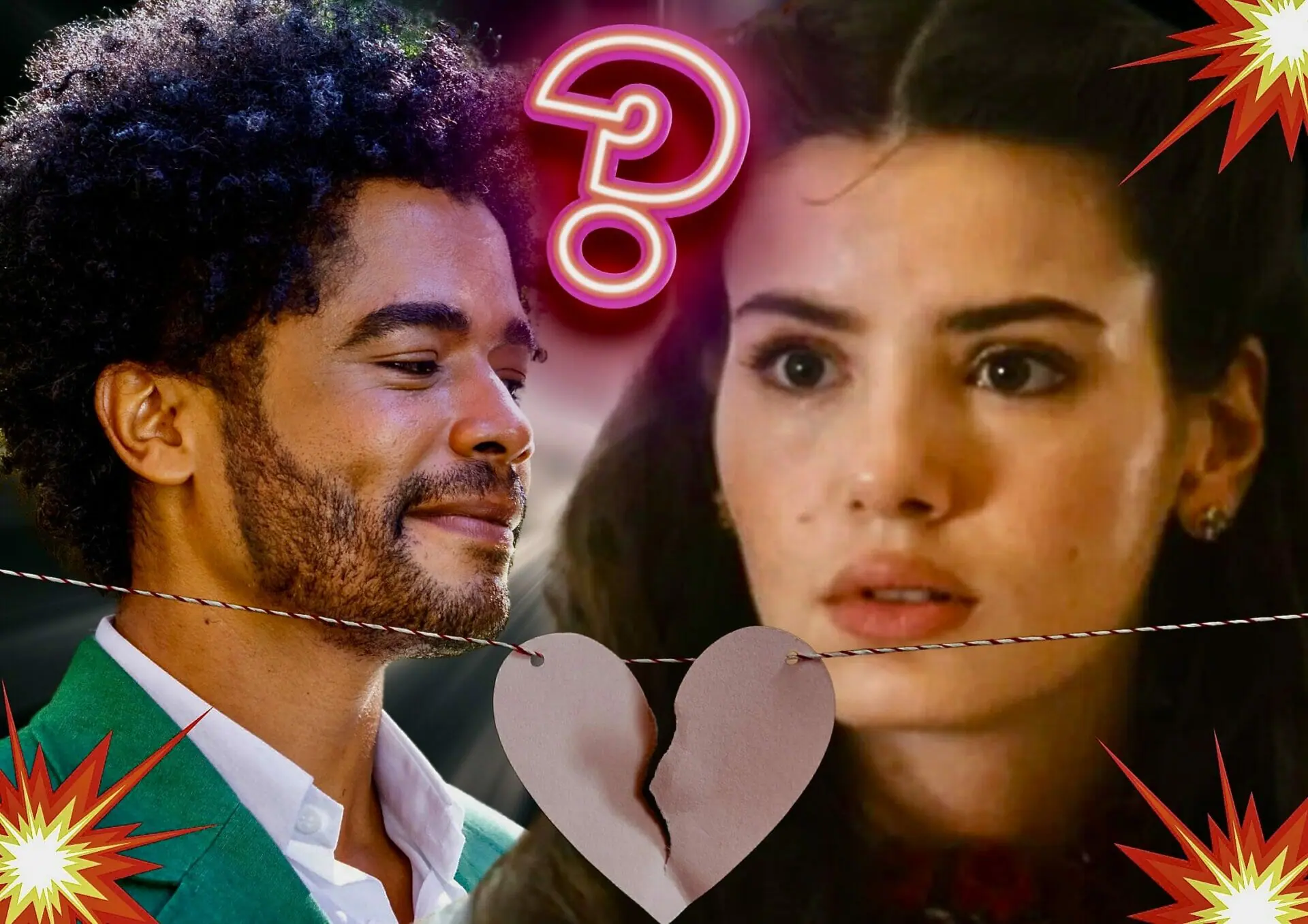 Orlando (Diogo Almeida) e Marê (Camila Queiroz) em Amor Perfeito