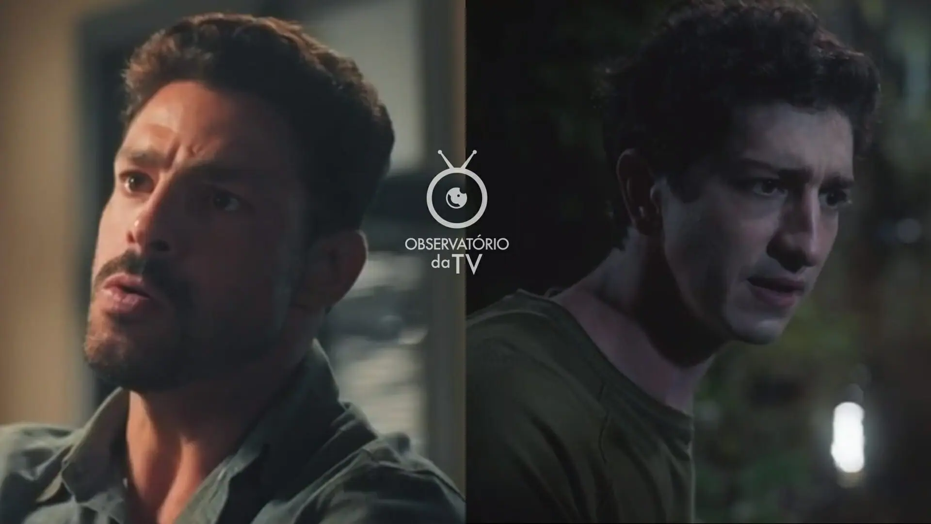 Caio (Cauã Reymond) e Daniel (Johnny Massaro) de Terra e Paixão