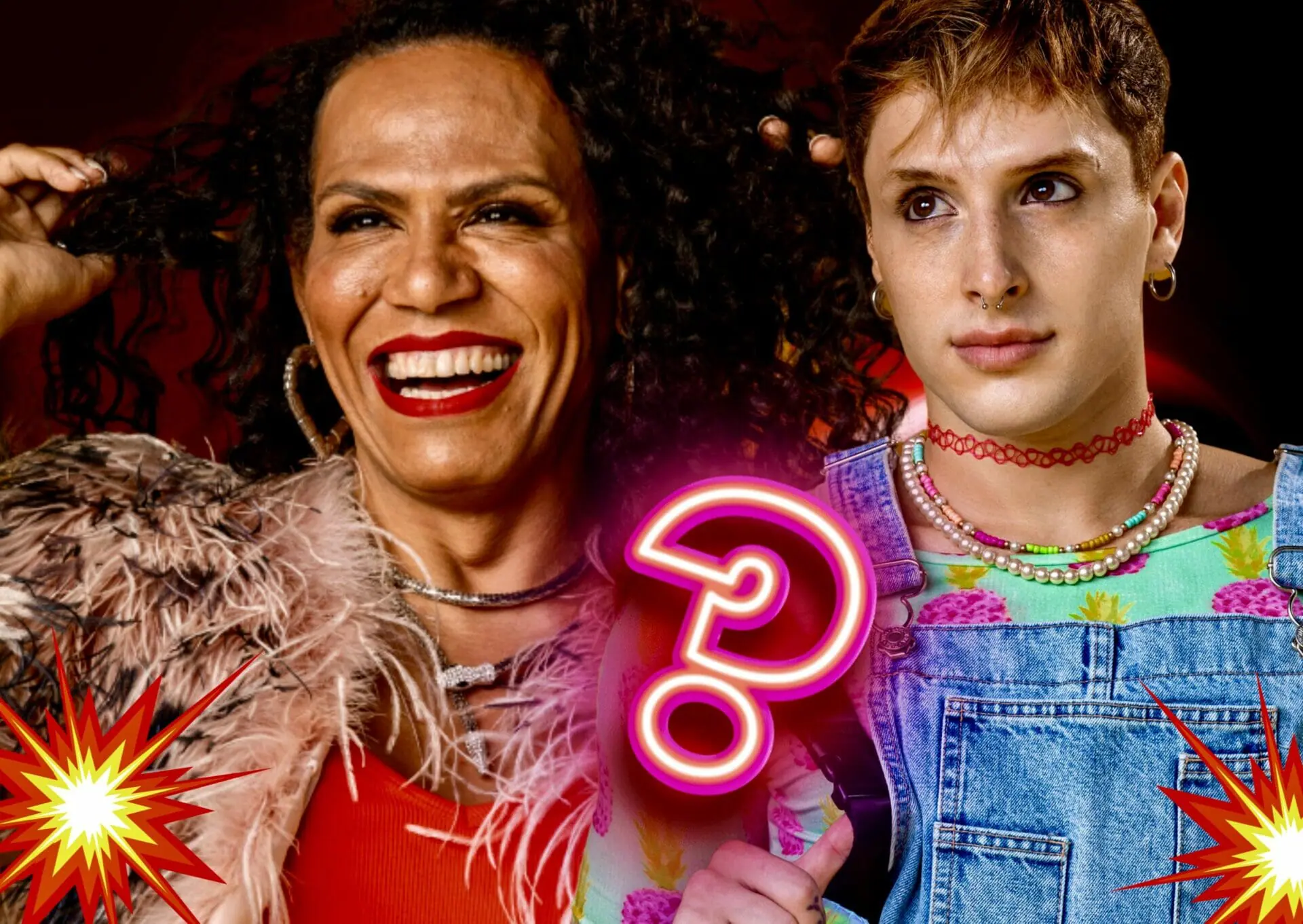 Kelvin (Diego Martins) e Luana (Valéria Barcellos) em Terra e Paixão
