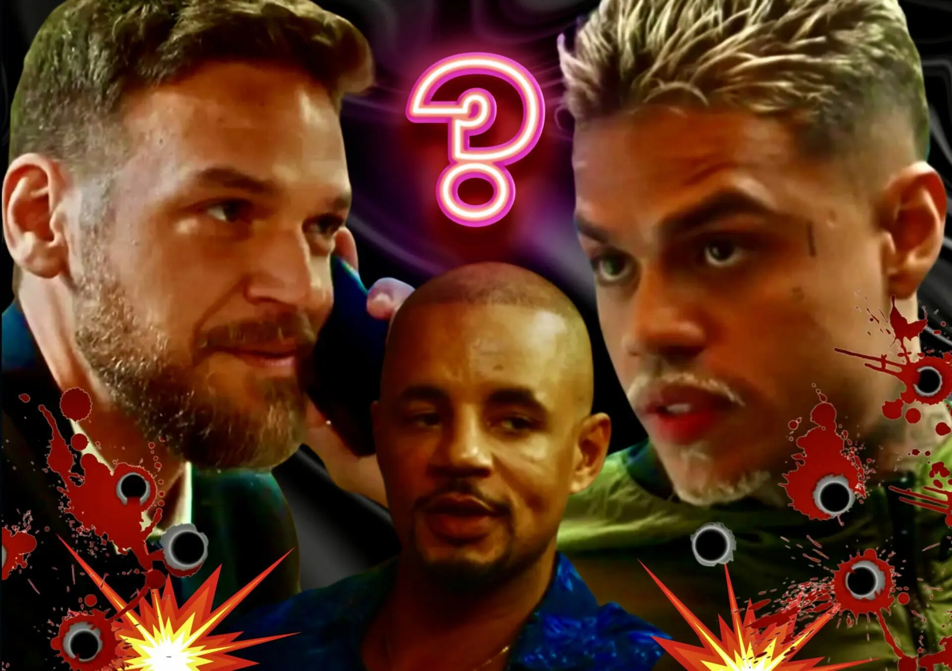 Orfeu (Jonathan Haagensen), Hugo (MC Cabelinho) e Theo (Emílio Dantas) em Vai na Fé