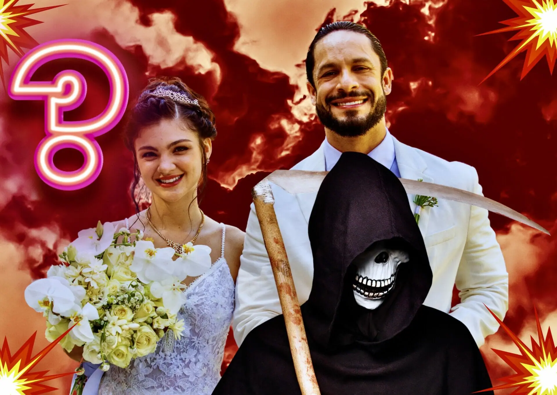 Petra (Débora Ozório) e Luigi (Rainer Cadete) de Terra e Paixão