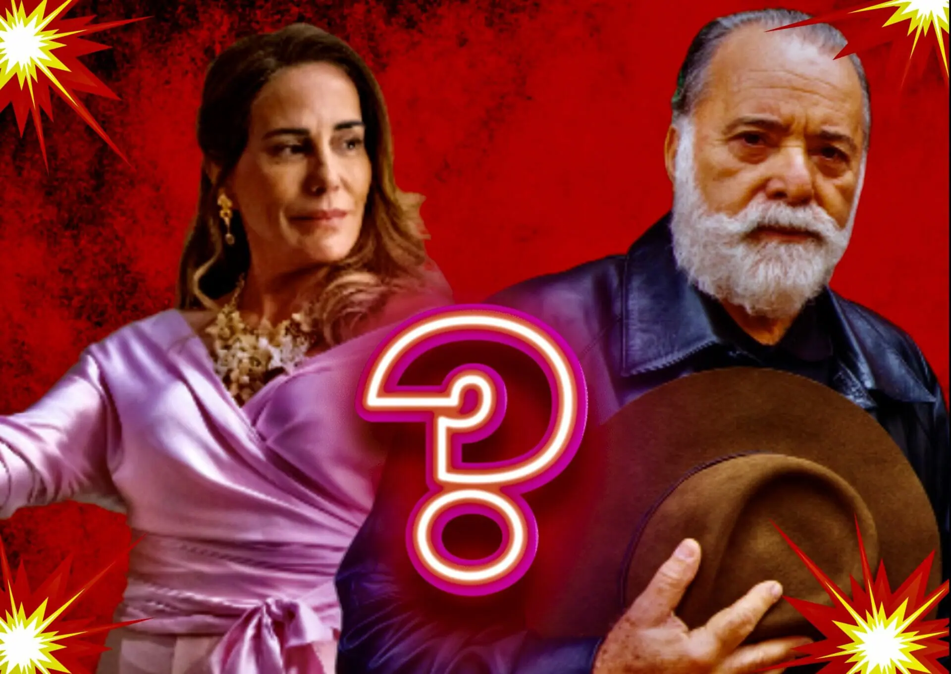 Antônio (Tony Ramos) e Irene (Gloria Pires) em Terra e Paixão