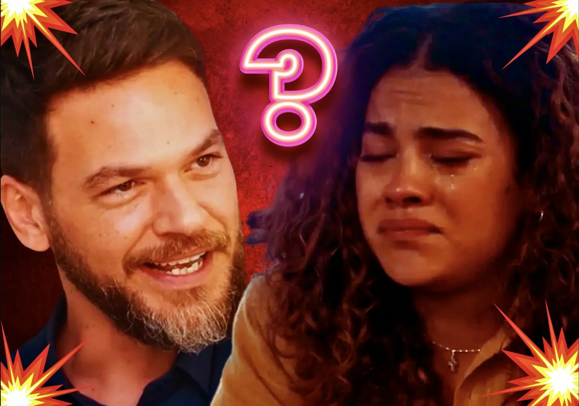 Theo (Emílio Dantas) e Jenifer (Bella Campos) em Vai na Fé