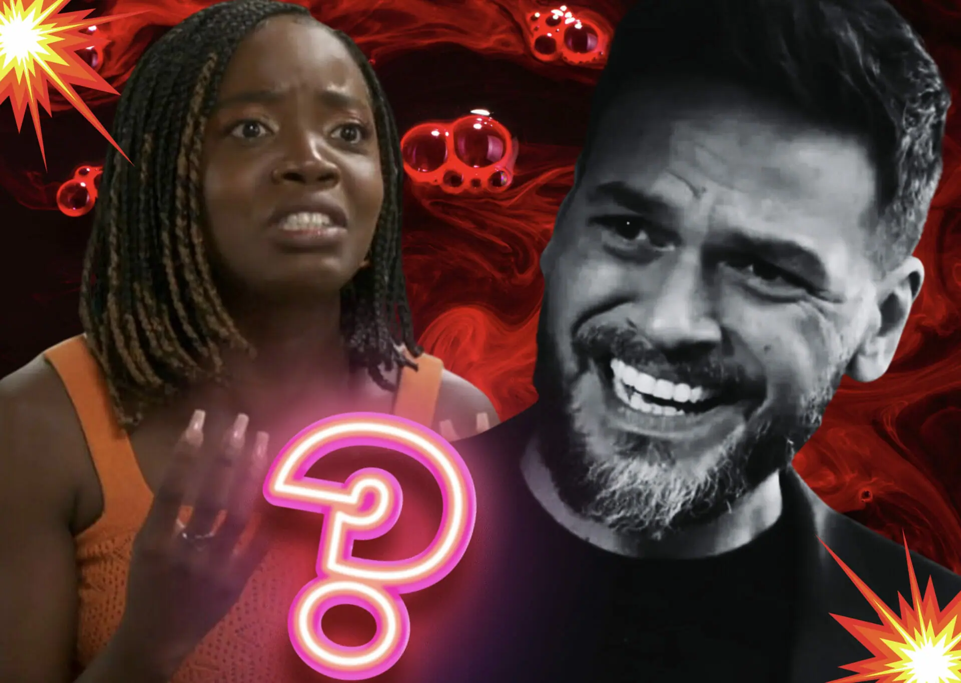 Theo (Emílio Dantas) e Kate (Clara Moneke) de Vai na Fé